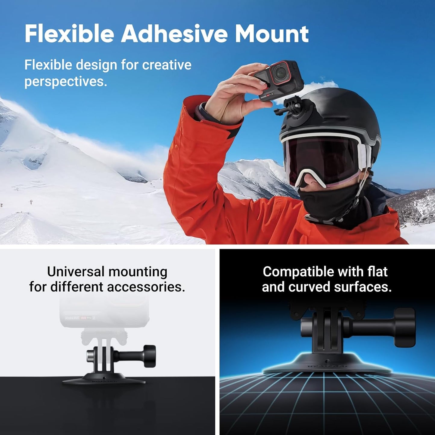 Insta360 Ace Pro 2 Get-Set Bundle- 8K Waterproof Action Camera Co-Engineered with Leica, 1/1.3" Sensor, Dual AI Chip, Leading Low Light, Superior Audio, Flip Screen & AI Editing, Dual Battery