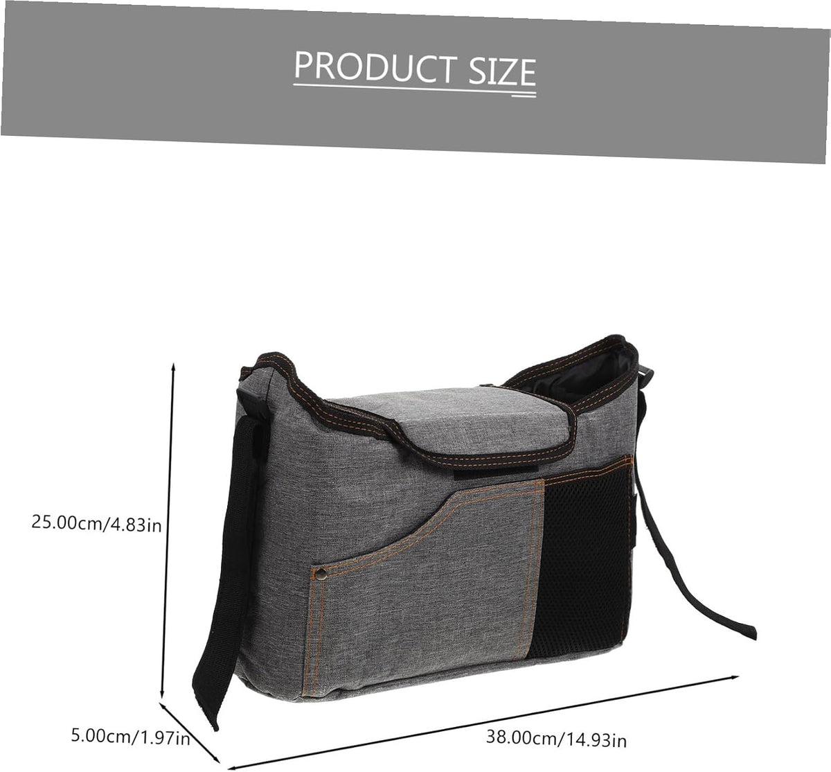 Yardwe 2pcs Stroller Hanging Pouch Diaper Holder Organizer Supplies Stroller Holder Diaper Bag