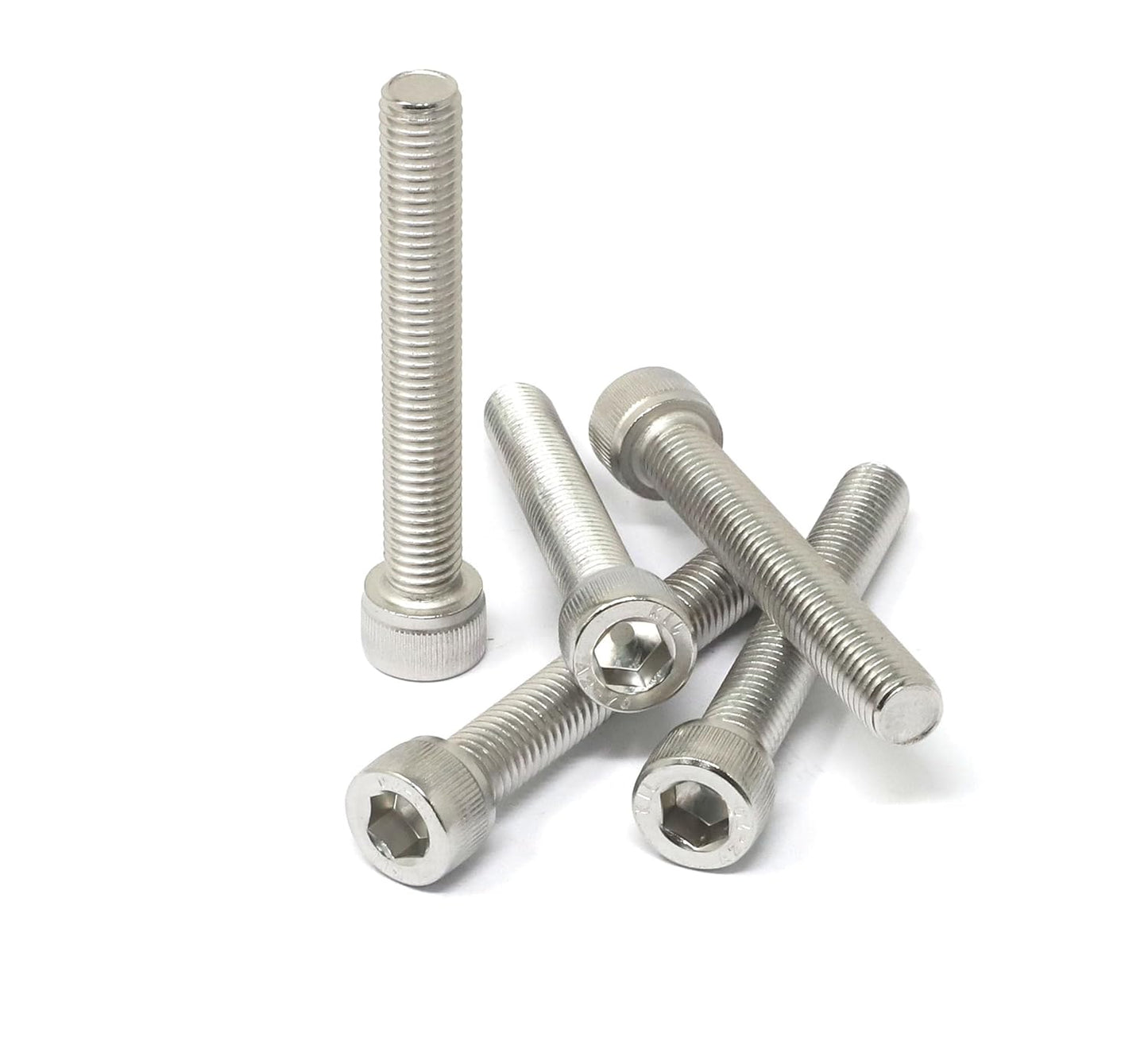 iexcell 25 Pcs M6 x 20mm Thread Pitch 1 mm Stainless Steel 304 Hex Socket Head Cap Screws Bolts Kit