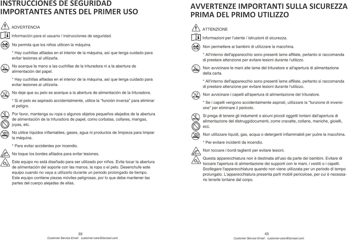 Bonsaii Paper Shredder for Home Use,6-Sheet Crosscut Paper and Credit Card Shredder for Home Office with Handle for Document,Mail,Staple,Clip-3.4 Gal Wastebasket(C237-B)