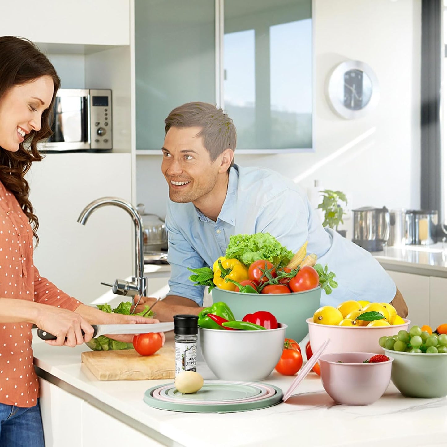 Purilite Select Plastic Mixing Bowl Set