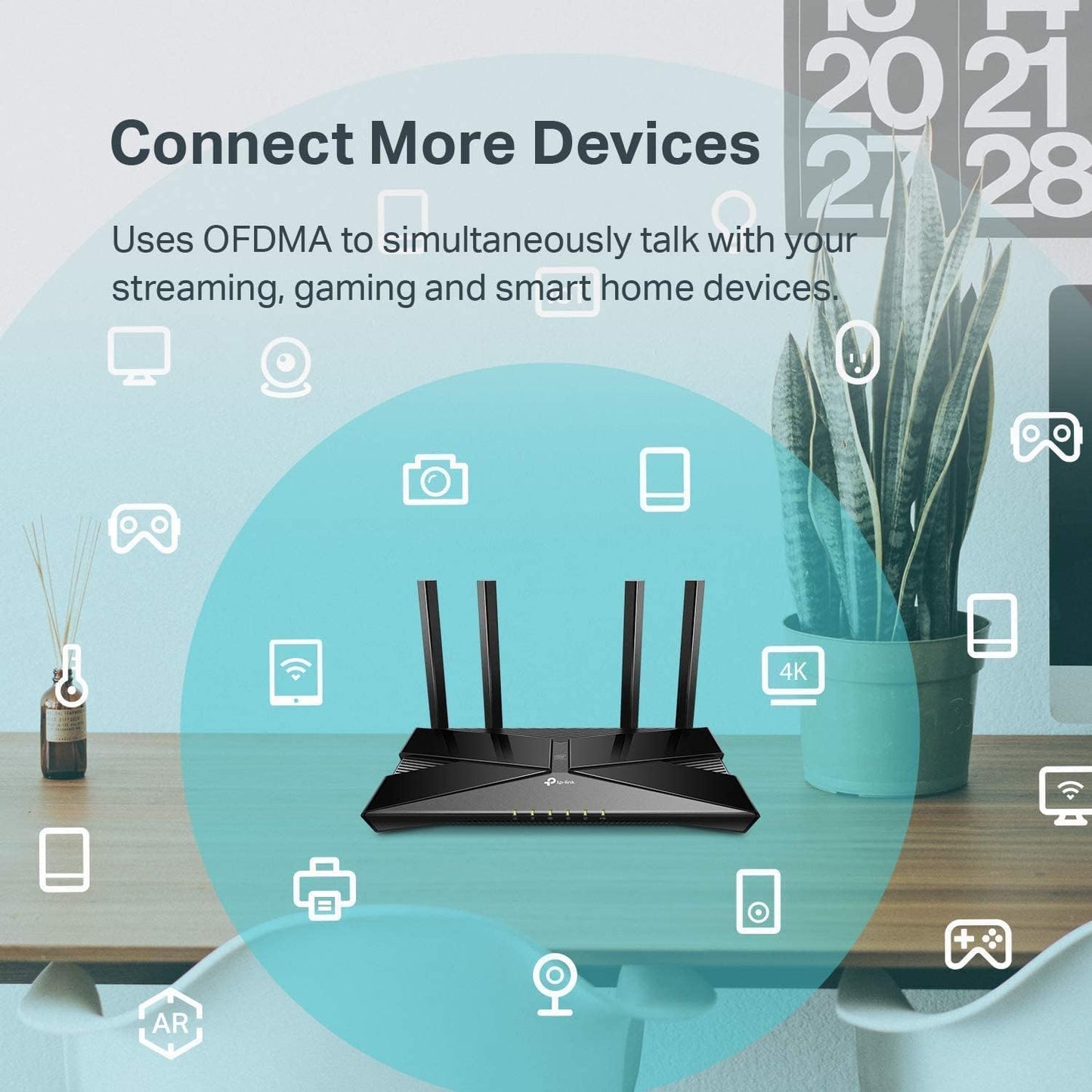 TP-Link Dual-Band BE3600 Wi-Fi 7 Router (Archer BE230) - 4-Stream 3.6 Gbps, 2×2.5G + 3×1G Ports, USB 3.0, 2.0 GHz Quad Core, 6 Antennas, VPN Clients & Server, EasyMesh, HomeShield, MLO, Private IOT