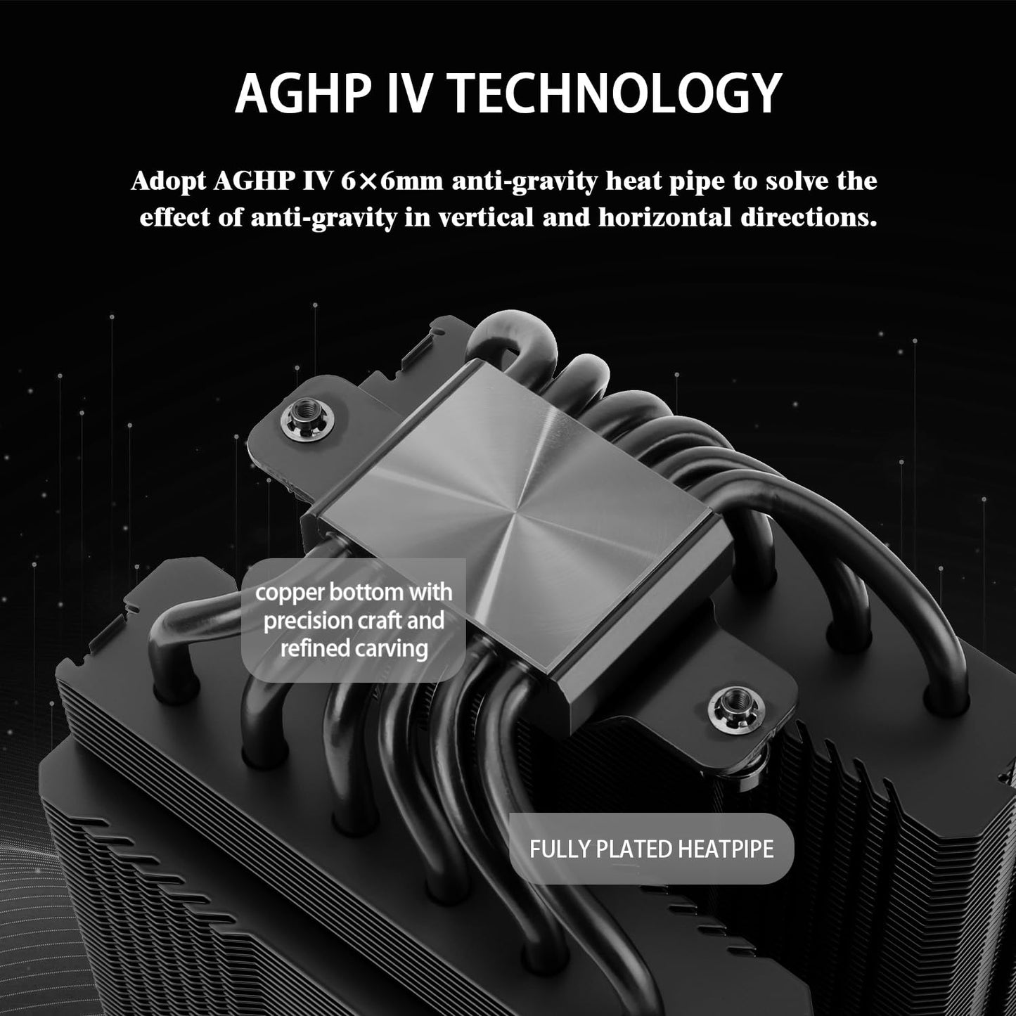 Thermalright Peerless Assassin 120 SE Black CPU Cooler, 6 Heat Pipes AGHP Technology, Dual 120mm PWM Fans, 1550RPM Speed, for AM4/AM5 and Intel LGA 1700/1851/115X/1200,Computer CPU Cooling