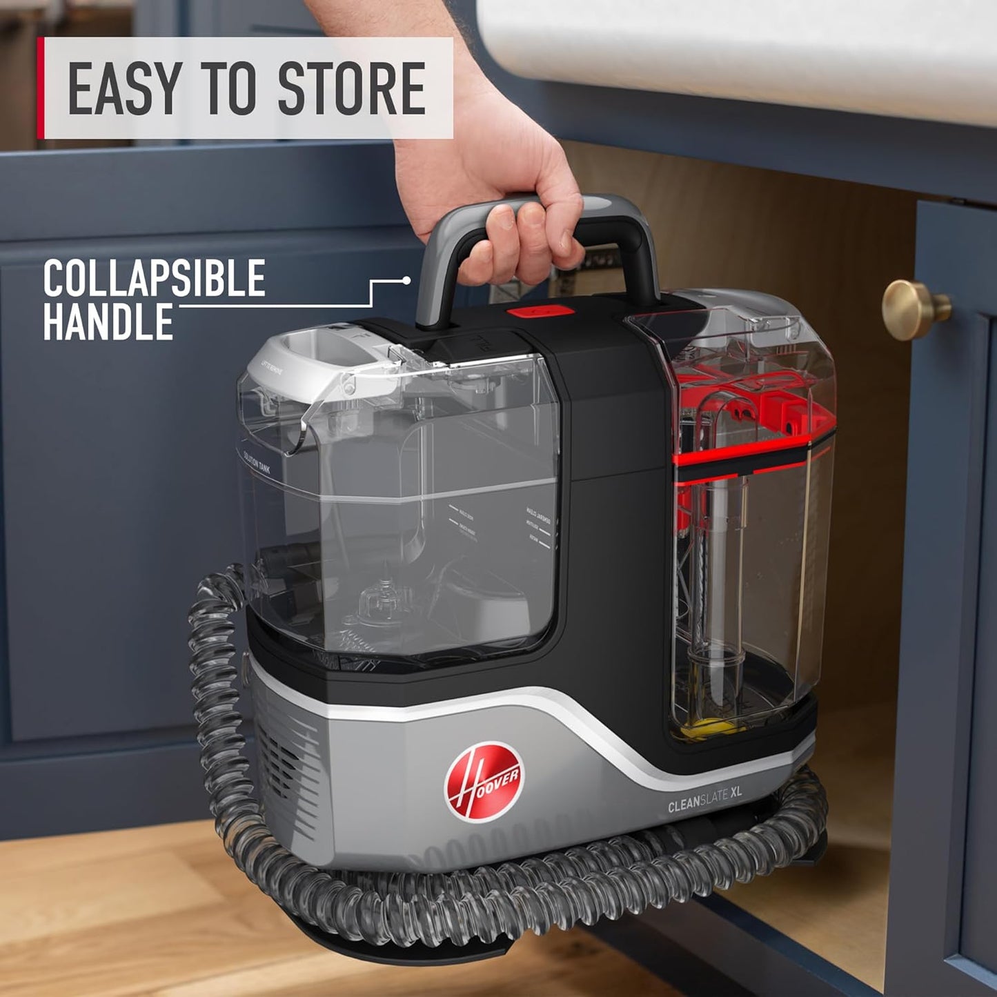Hoover CleanSlate Carpet & Upholstery Spot Cleaner, Stain Remover, Portable, FH14000V, White