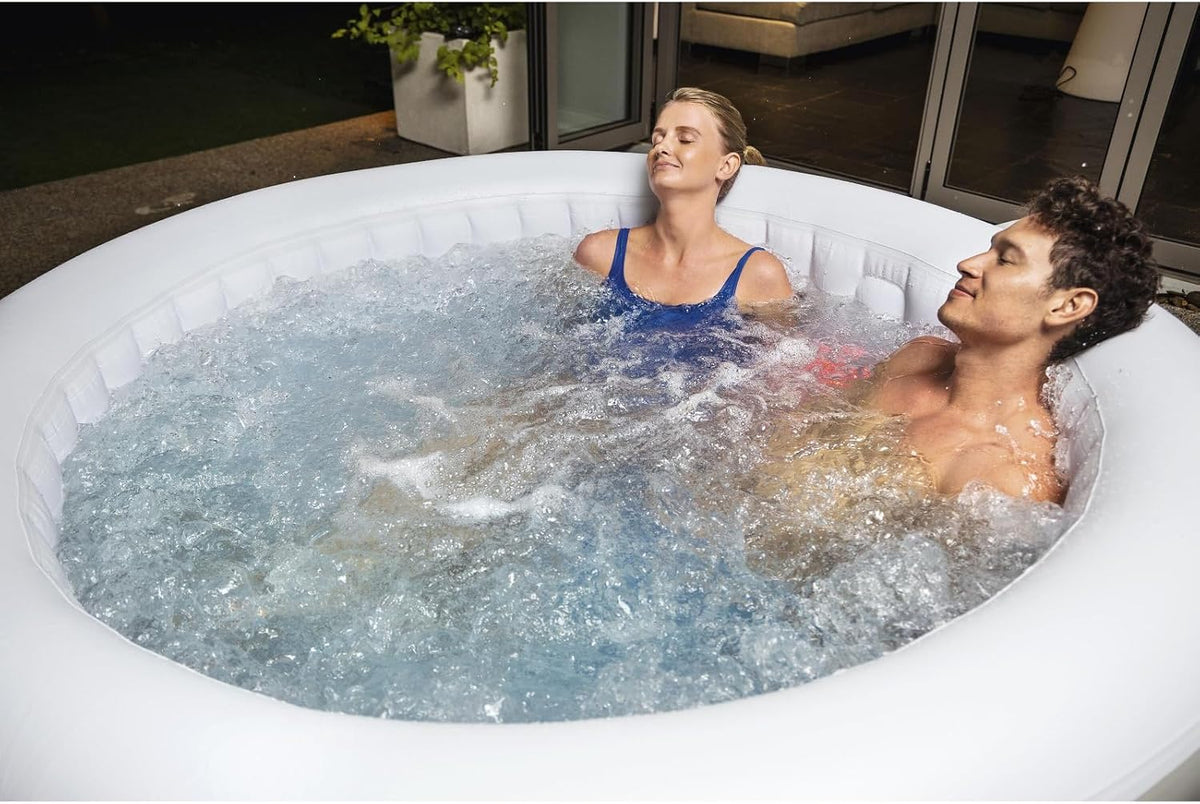 Bestway 60008R SaluSpa Tahiti Airjet Hot Tub Spa, 4 Person, 71" x 71" x 26"/1.80m x 1.80m x 66cm