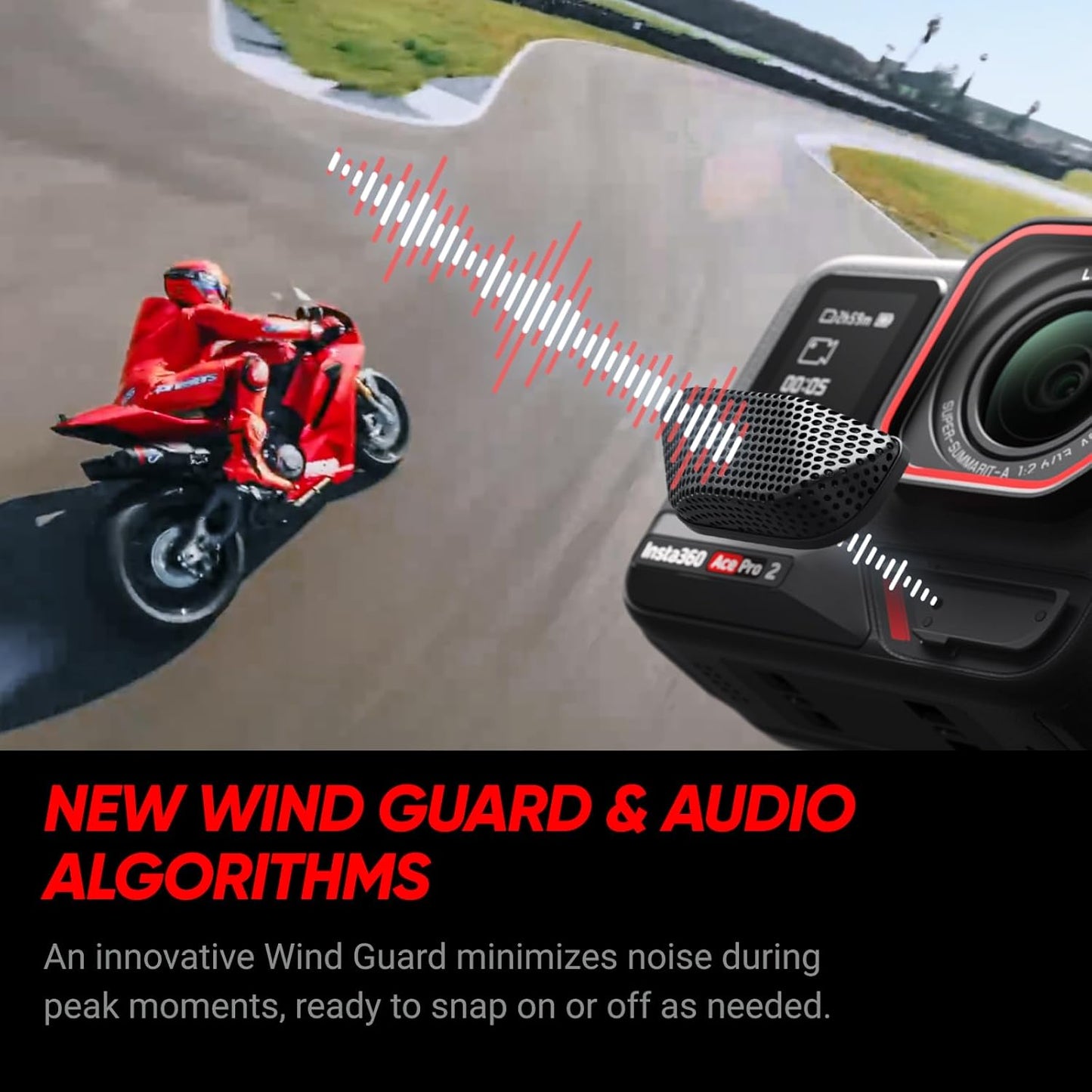 Insta360 Ace Pro 2 Get-Set Bundle- 8K Waterproof Action Camera Co-Engineered with Leica, 1/1.3" Sensor, Dual AI Chip, Leading Low Light, Superior Audio, Flip Screen & AI Editing, Dual Battery