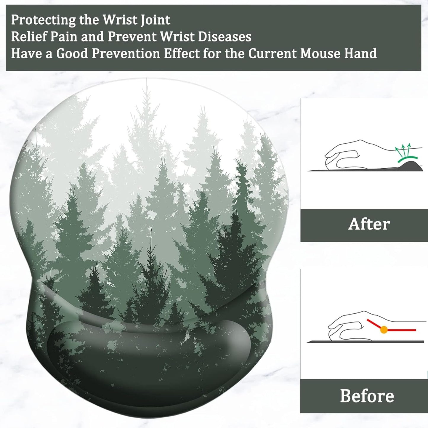 Purilite Select Ergonomic Mouse Pad