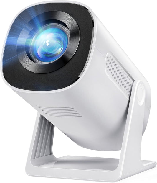 Mini Projector with Bluetooth and 50% Zoom, YOTON Y4 Auto Keystone 270° Rotation Portable Movie Projecteur 1080P Support, Compatible with Android/iOS/HDMI/PS5 - PuriLite
