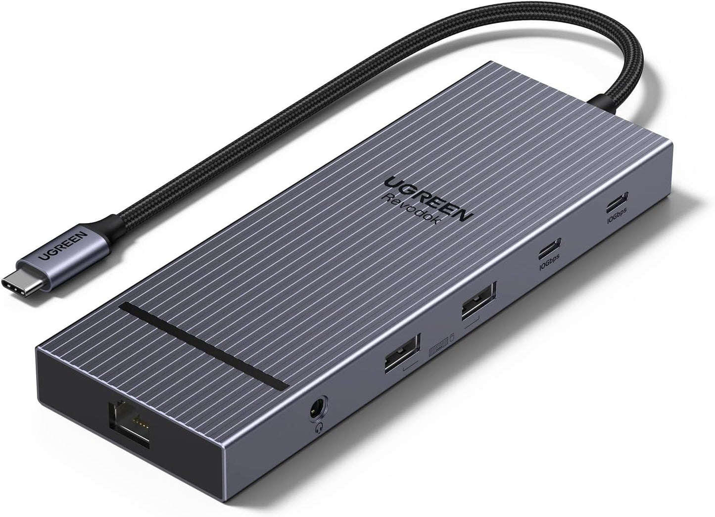 UGREEN Docking Station, 12 in 1 Revodok Pro Triple 4K Display with Dual HDMI & DP, USB-C Dock with 4K@120Hz DisplayPort, 10Gbps Data Port, 100W PD, 170MB/s SD/TF, Aluminum Hub for Dell, HP Laptop