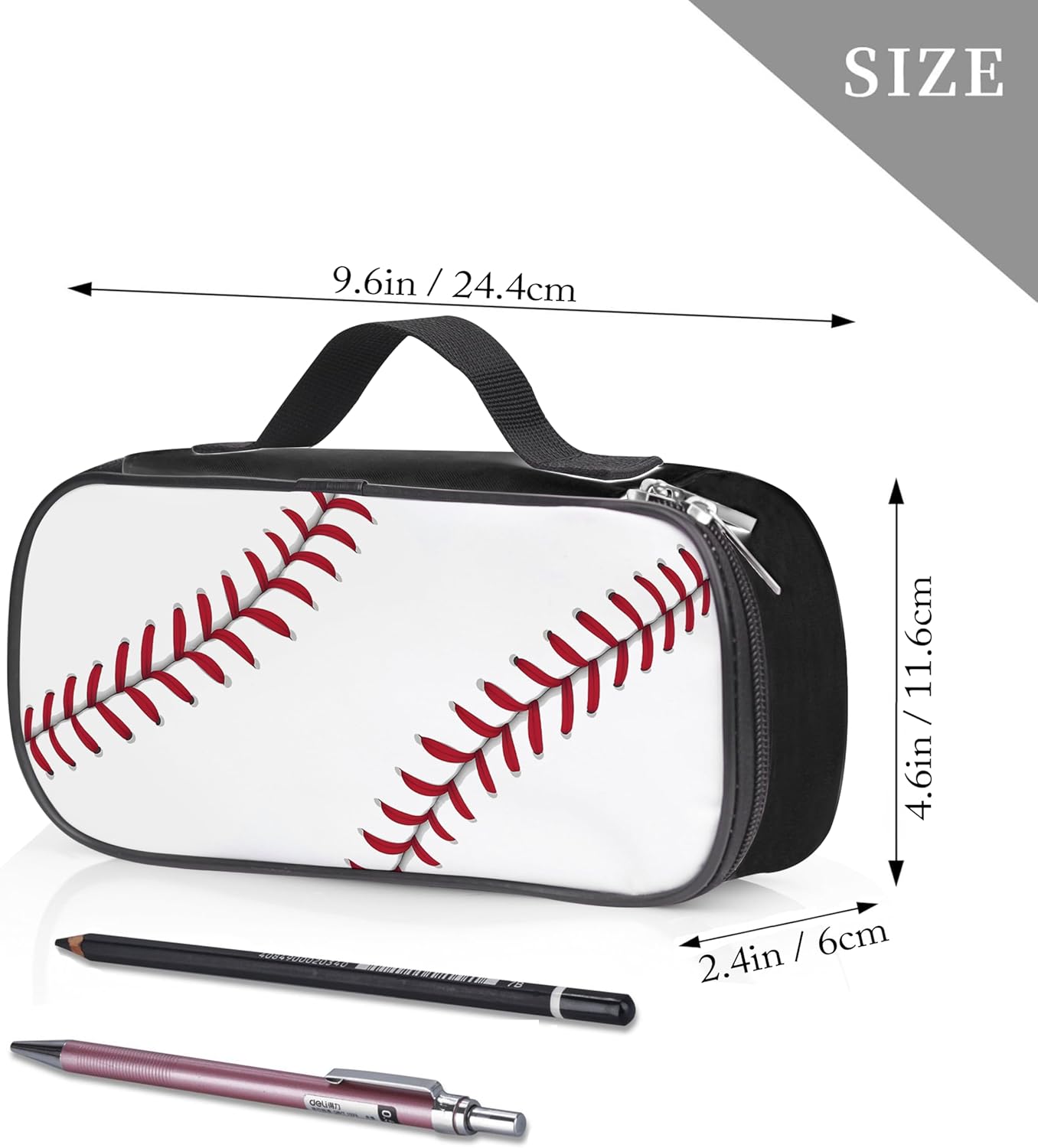 Game Pencil Case for Boys, Pen Holder Case Brush Pot Stationery Multifunction Pen Container Large Capacity Storage Pouch with Zipper Birthday Gifts Pen Box for Boys Men