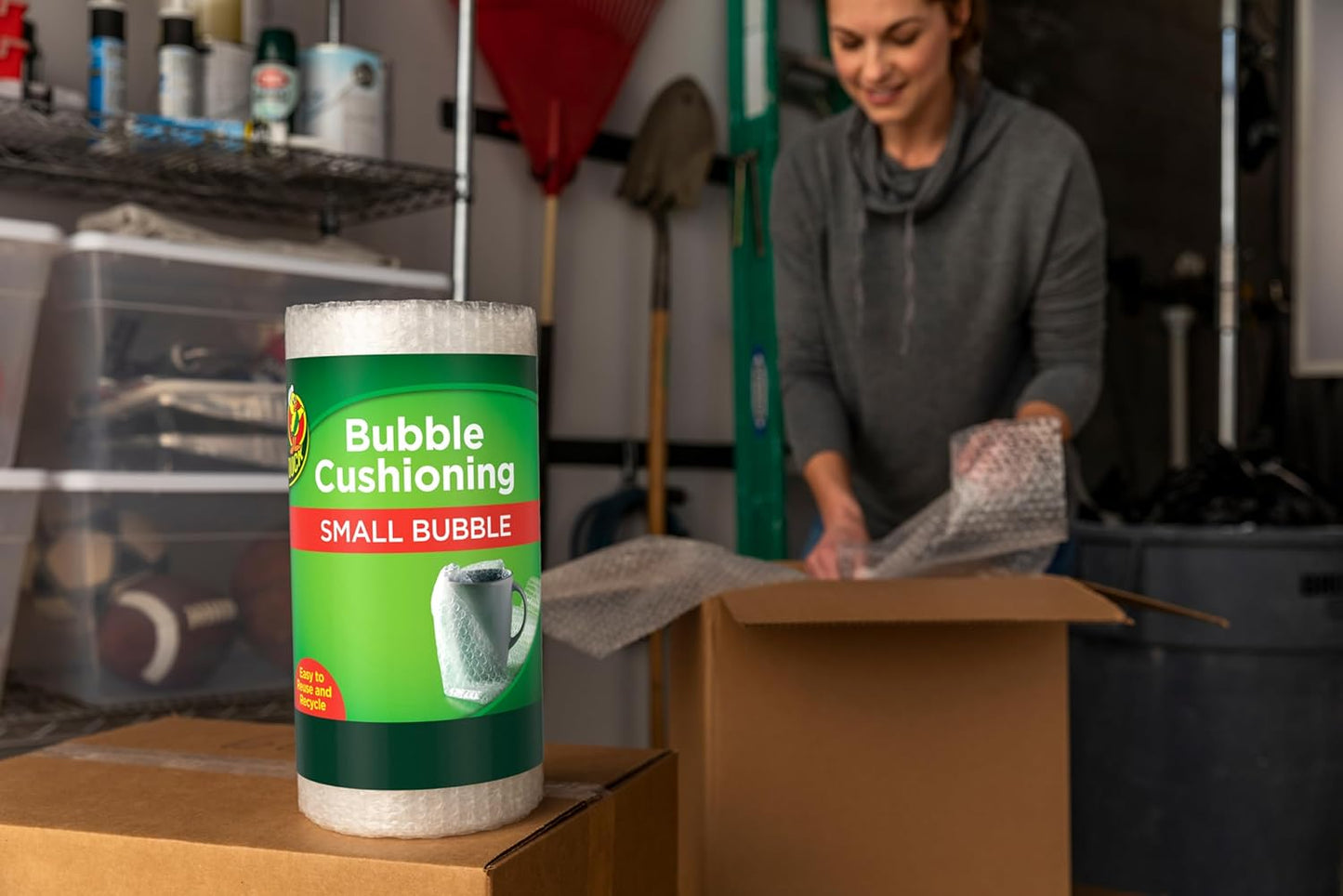 Bubble Wrap Roll, Original Bubble Cushioning, 12" x 175', Perforated Every 12", 1 Pack (12" x 175'), New