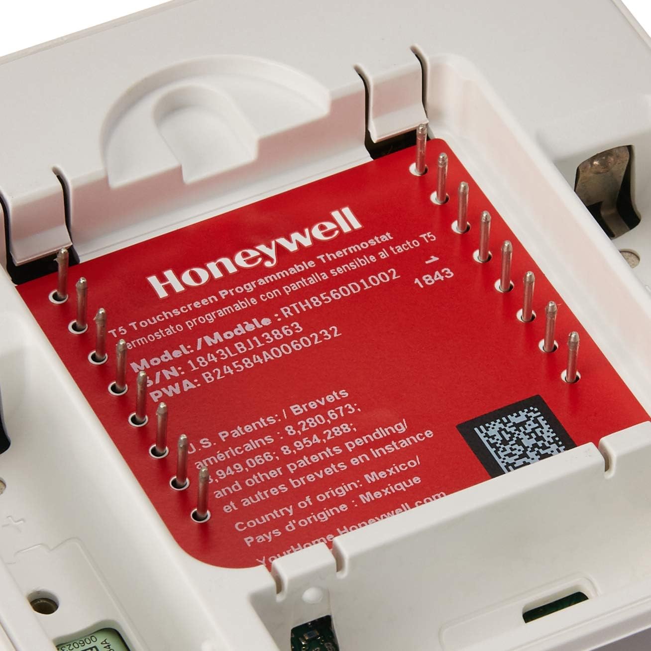 Honeywell RTH8560D1002/E T5 Touchscreen Thermostat White