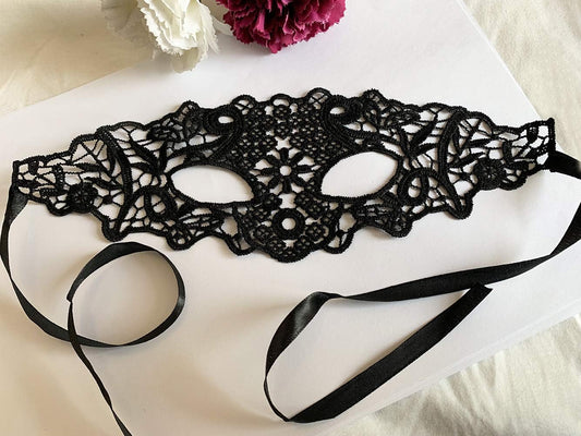 Mordarli Sexy Masquerade Mask for Women Lace Eye Mask for Halloween Costume Party - PuriLite