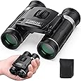 200x25 High Power Compact Binoculars with Clear Low Light Vision, Large Eyepiece Waterproof Binocular for Adults Kids, High Power Easy Focus Binoculars for Bird Watching, Outdoor, Hunting, Travel