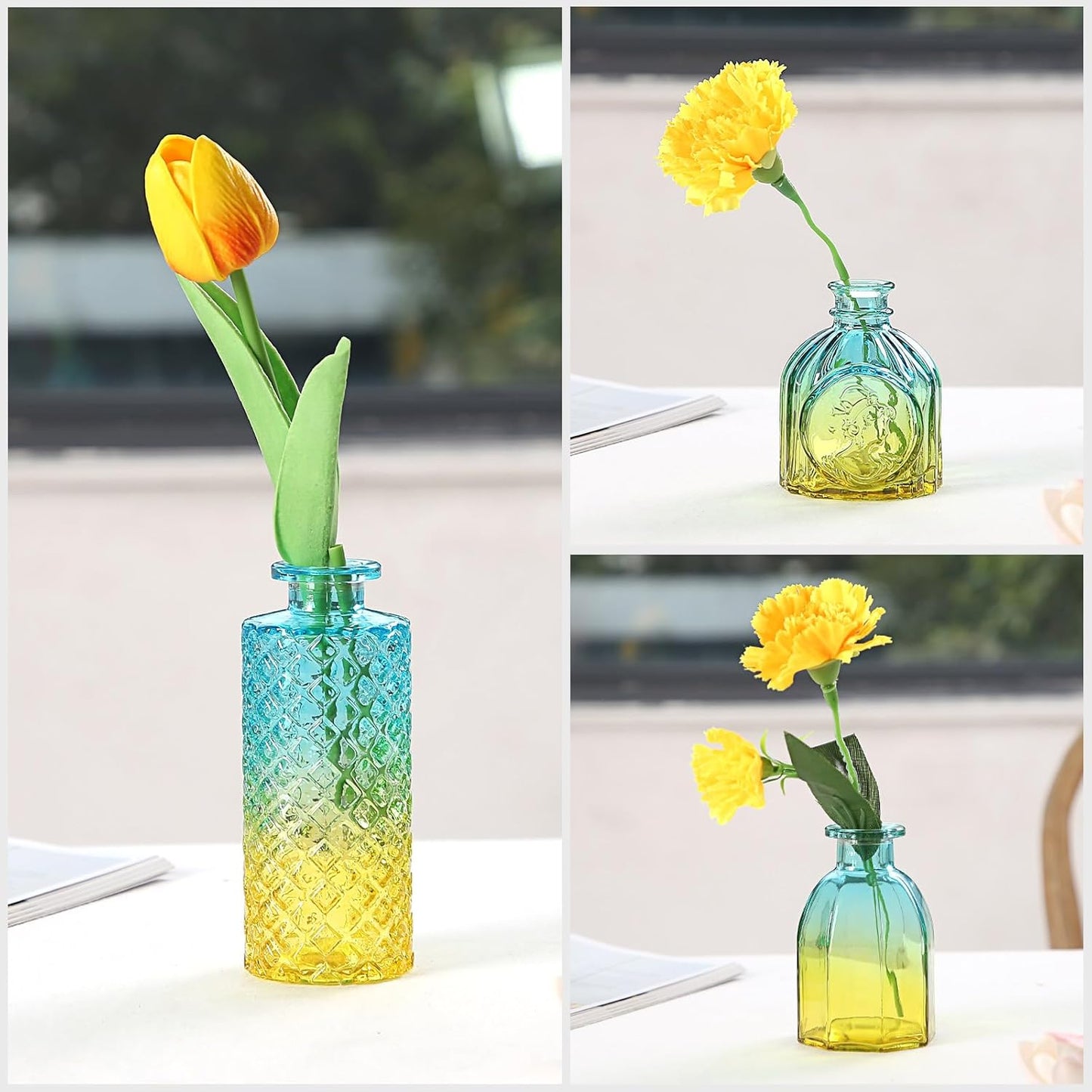 30 Pcs Mini Bud Vases As Wedding Centerpieces for Tables,Clear Bud Vases for Flowers,Small Flower Vases Suitable for Birthday Party,Anniversary,Wedding Reception,Baby Shower
