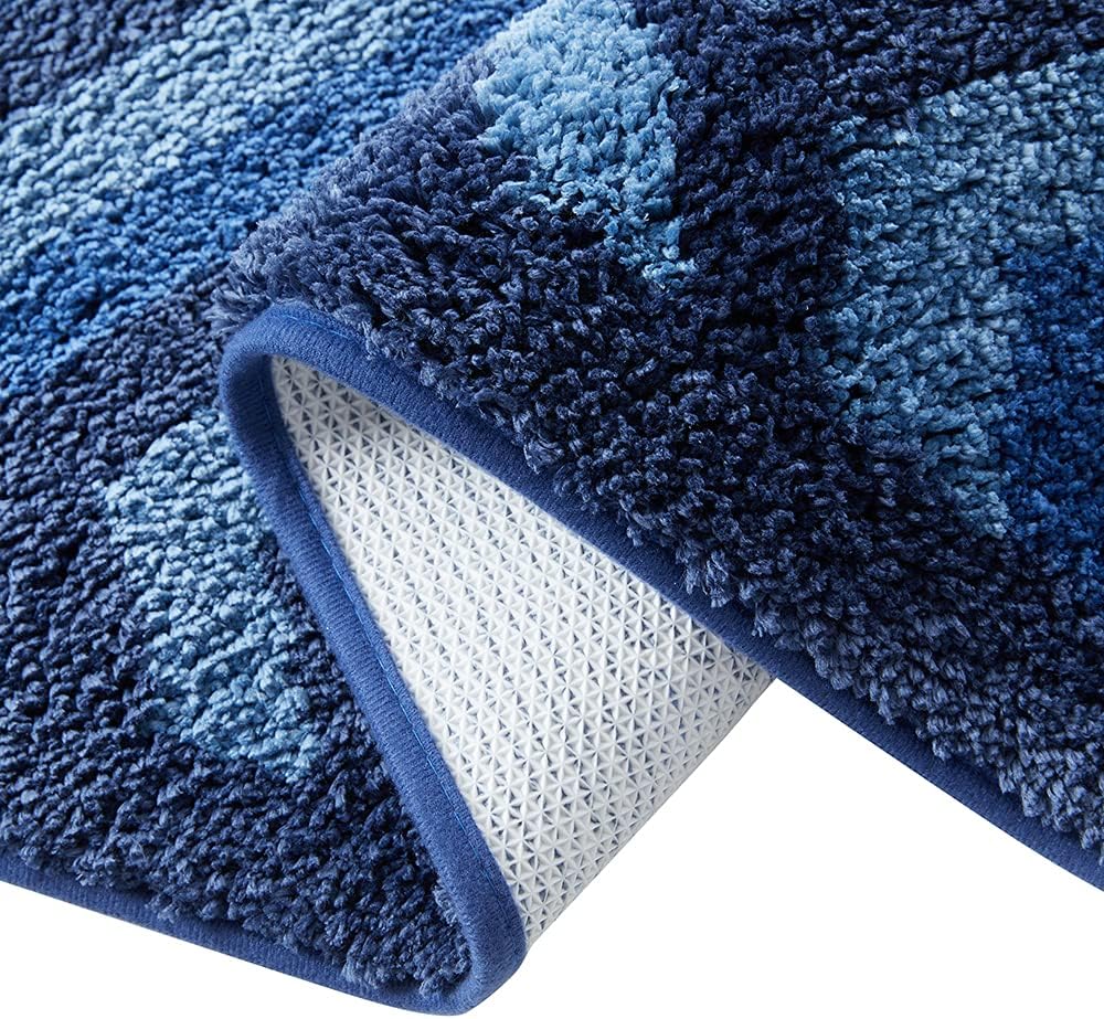 Clara Clark Bathroom Set - Gray Bathroom Accessories Set, Bathroom Sets with Shower Curtain and Rugs, 23PC Shower Curtain Set with Liner, Soap Dispenser, Soap Dish, Toilet Brush Holder, and Trash Can