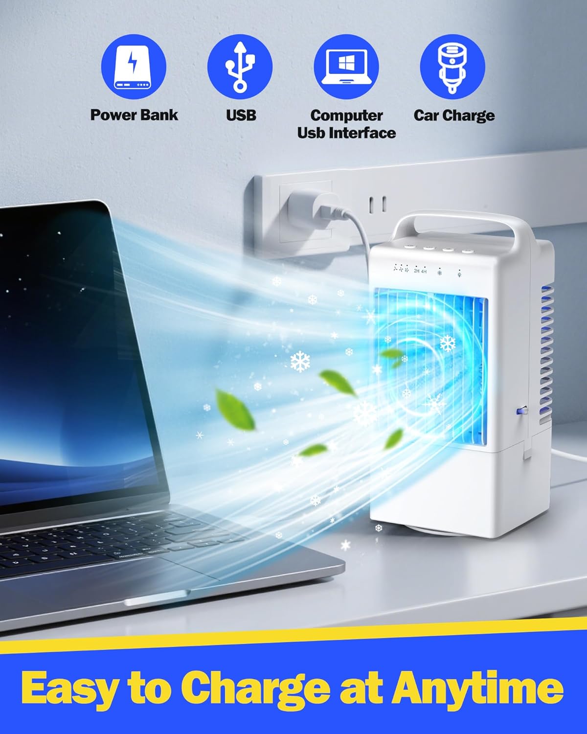 Purilite Select 4-in-1 Mini Air Conditioner – Smart Cooling, Anytime, Anywhere