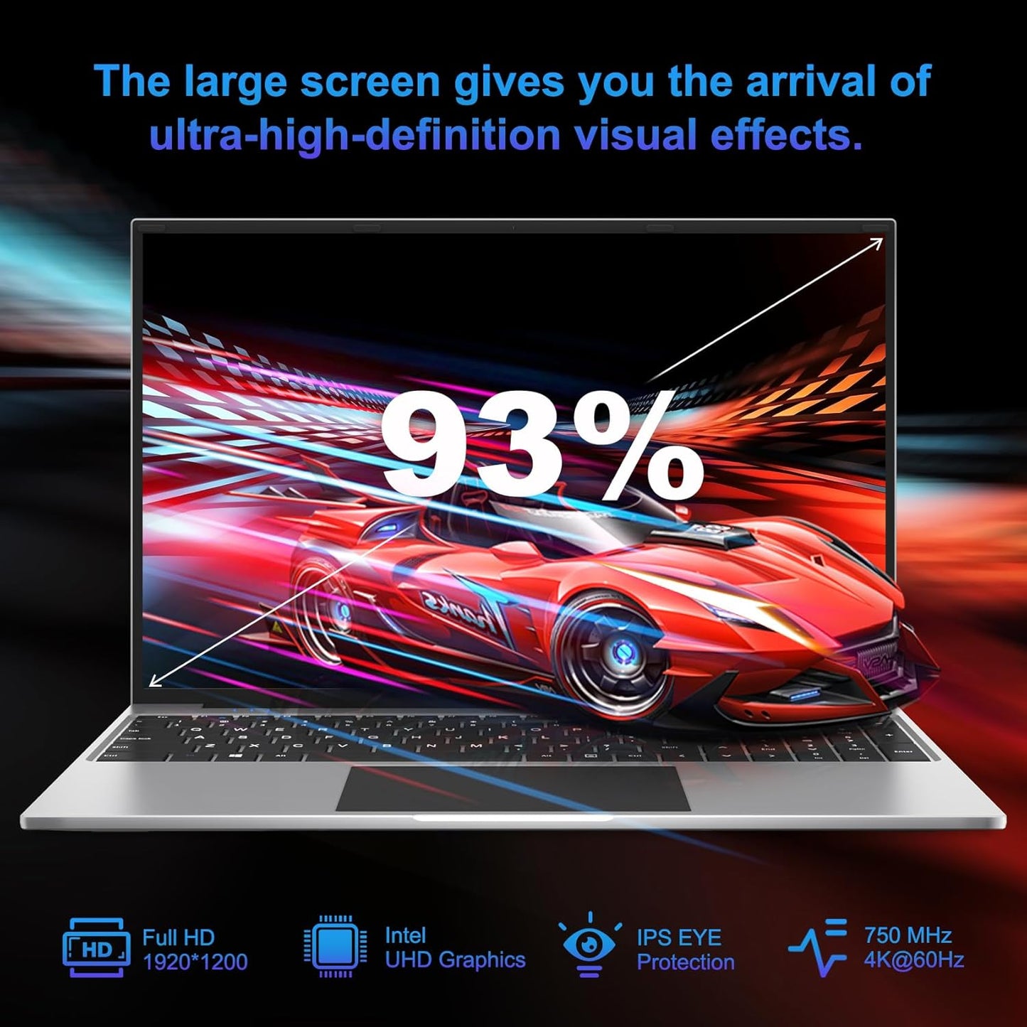 jumper 16 Inch Laptop, 4GB RAM 128GB Storage Expandable 1TB, 5305U Processor, Office 365 1-Year Subscription, 1200p IPS FHD Display, Windows 11 Computer with Stereo Speakers, WiFi-5, HDMI