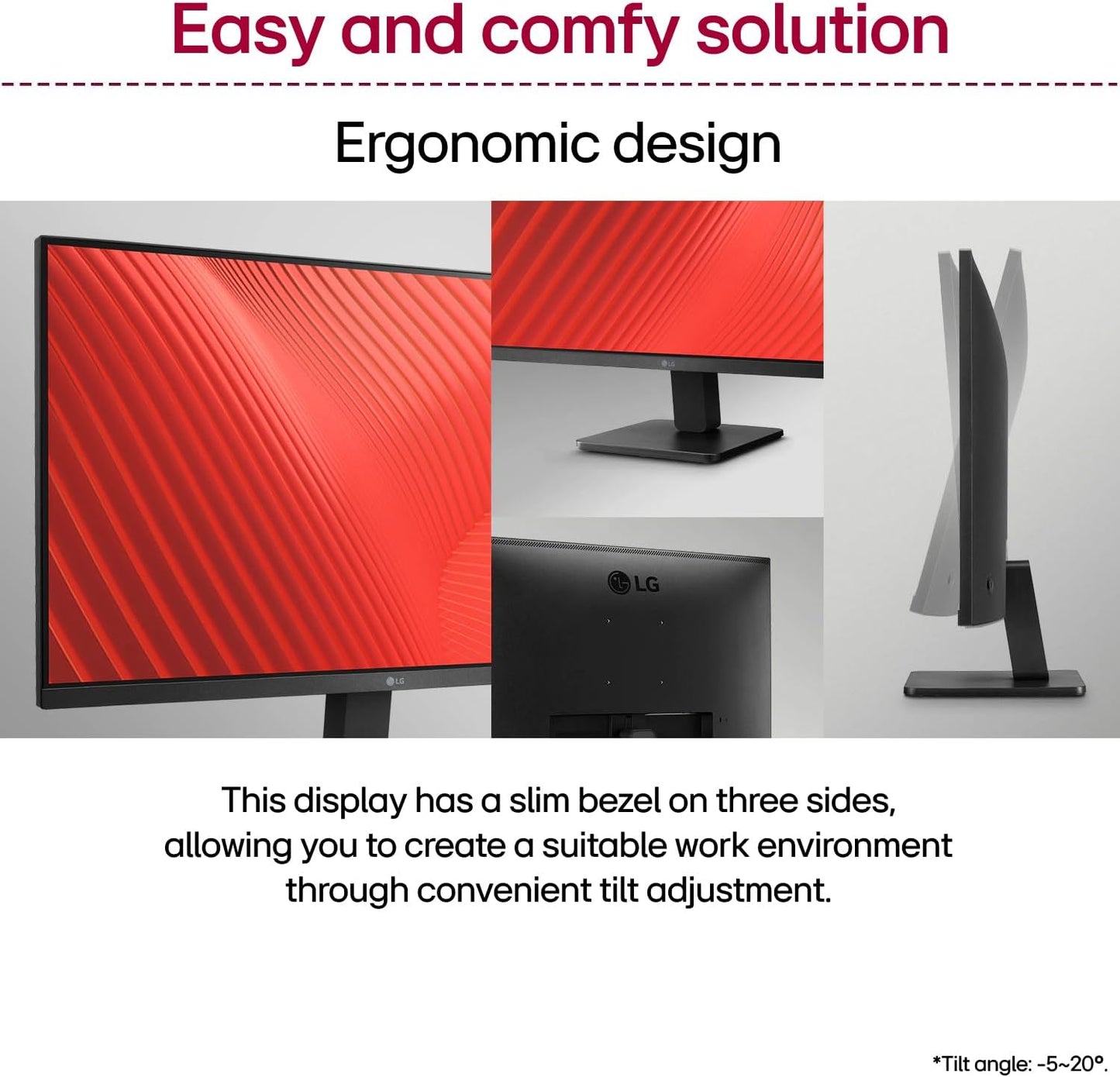 LG 24MR41A 23.8” Full HD IPS Monitor with AMD FreeSync and 100Hz Refresh Rate