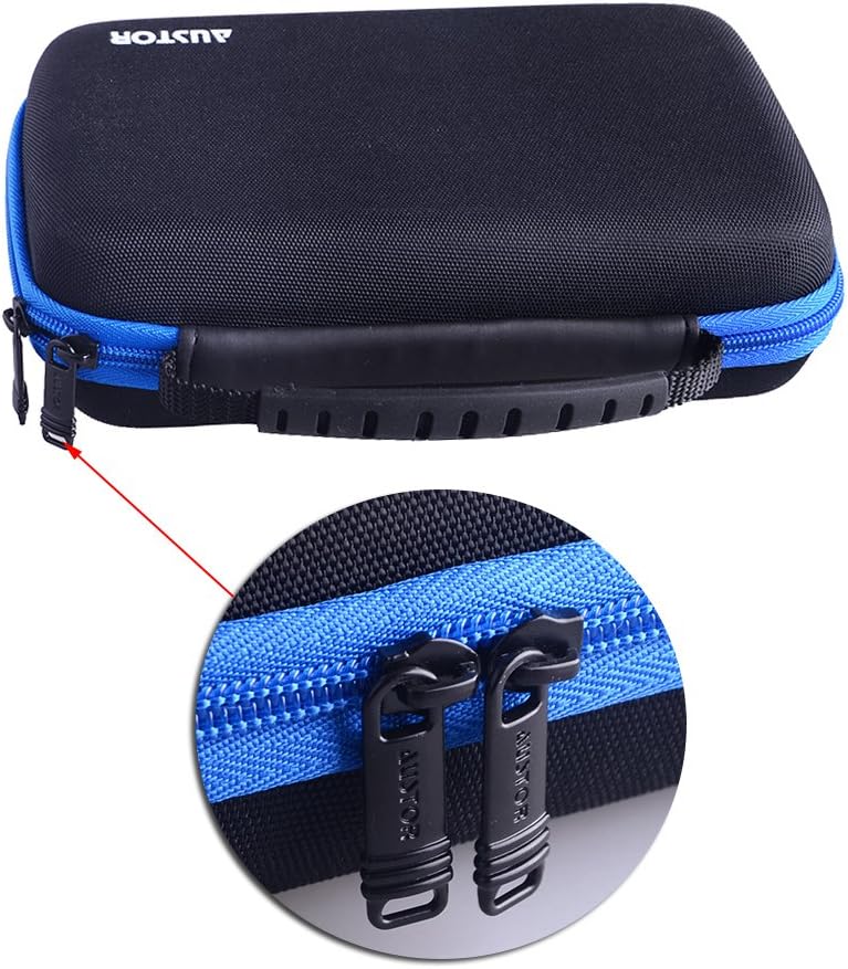 AUSTOR Carrying Case for New 3DS XL, Black and Blue