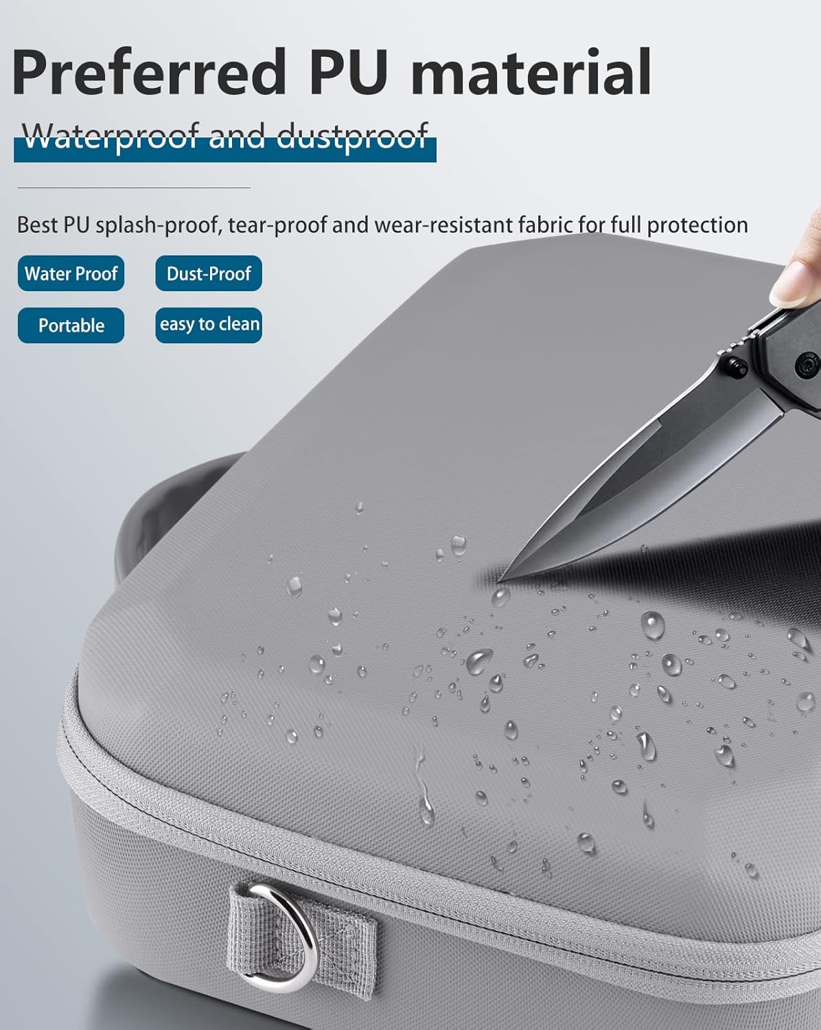 Mini 3 Carrying Case, for DJI Mini 3 Pro and DJI Mini 3, Waterproof Portable Hard Shell Travel Box Compatible with Shoulder Strap for DJI Mini 3 Pro and DJI Mini 3 Drone Accessories