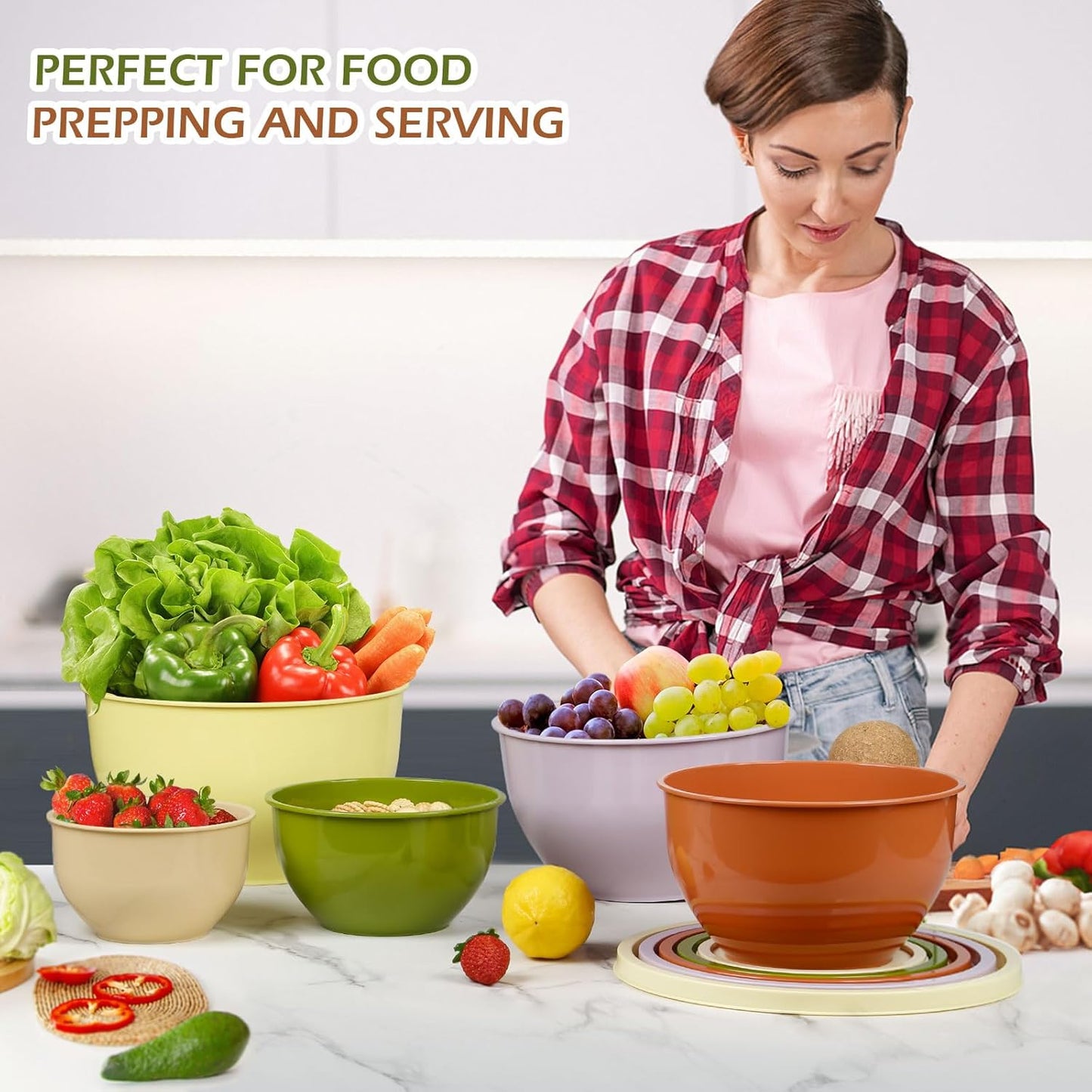 Purilite Select Plastic Mixing Bowl Set