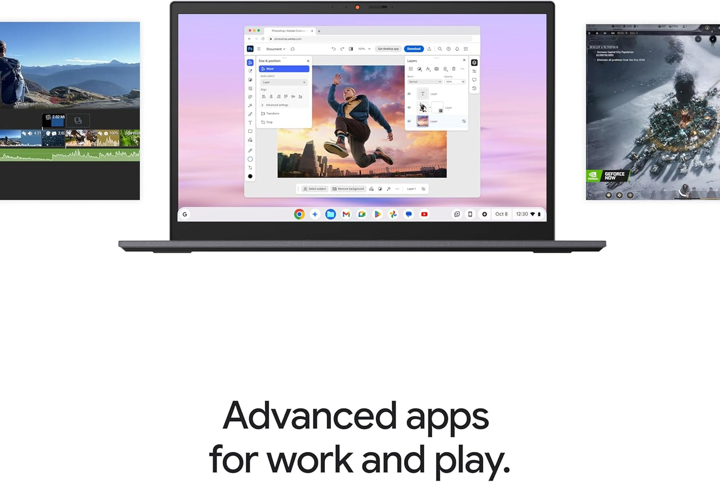 Acer Chromebook Plus Laptop with Google AI | 14" WUXGA 1920 x 1200 IPS Touch Display | AMD Ryzen 3 7320C | 8GB LPDDR5X | 128GB eMMC | Wi-Fi 6E | Chrome OS | CB514-3HT-R8RB