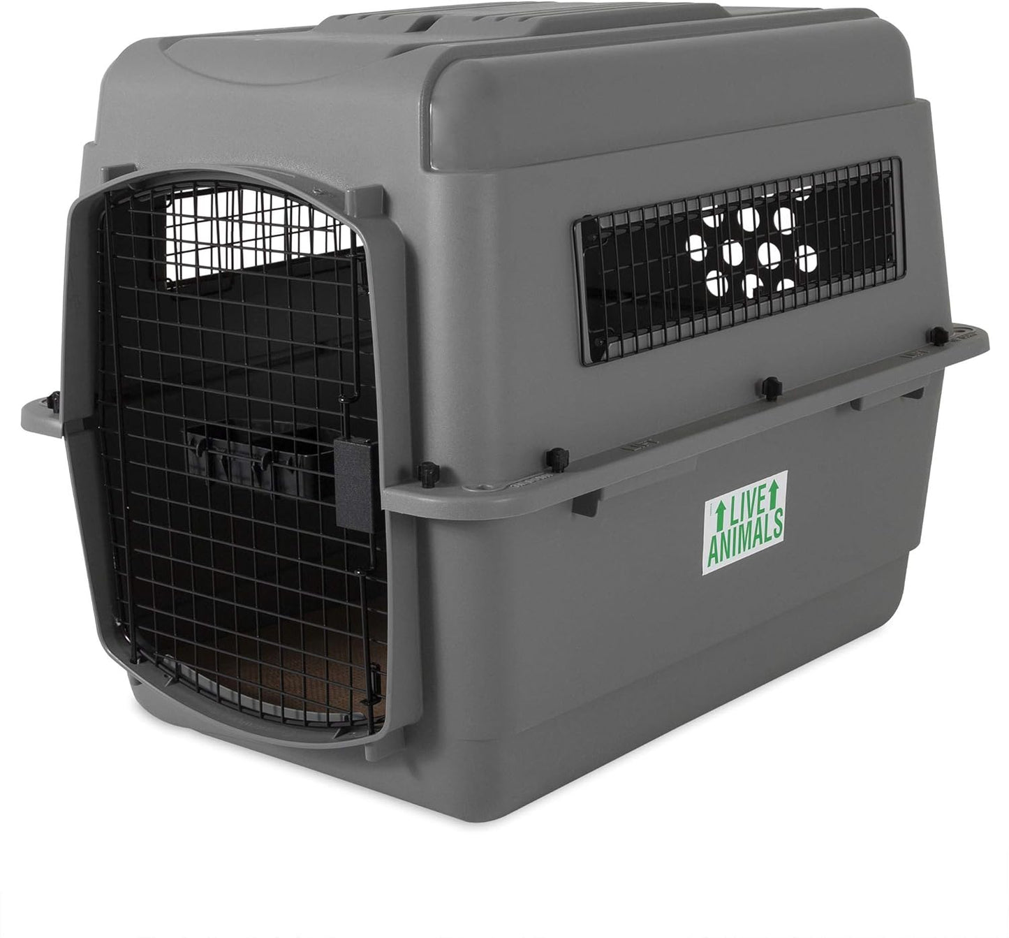 Petmate 00200 Sky Kennel for Pets from 25 to 30-Pound, Light Gray