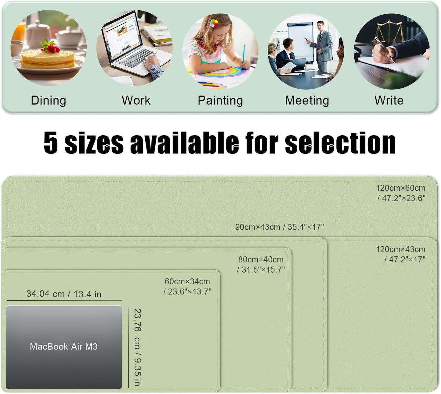 Purilite Select Dual-Sided Desk Pad