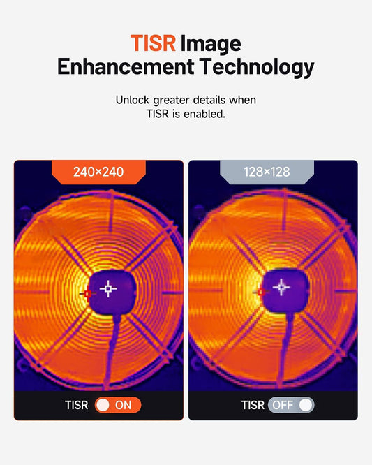 TOPDON TC004 Mini Thermal Imaging Camera, 240 x 240 TISR Resolution