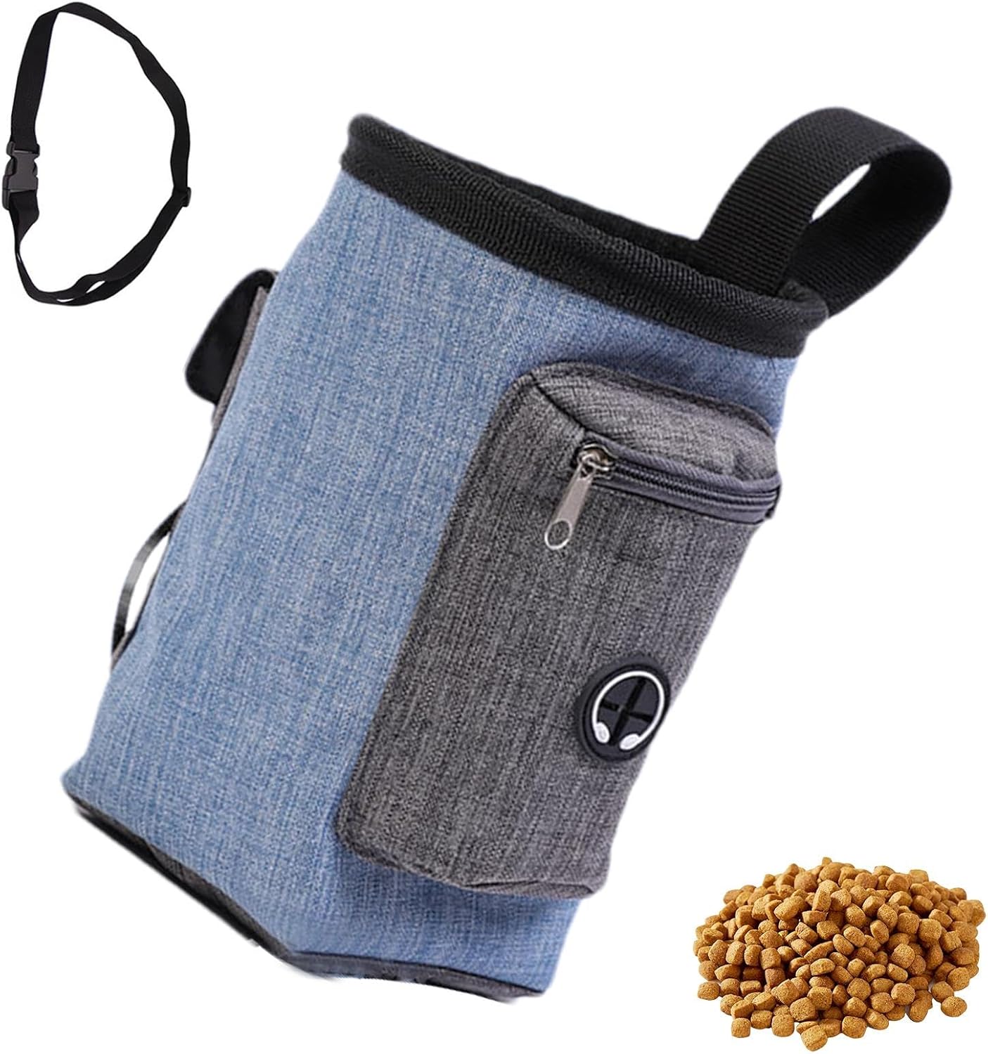 Dog Treat Pouch Bag | Portable Dog Treat Snack Bag Pouch | Dog Treat Carrier Holder, Treat Storage Holder for Travel Dog Walking Puppy Training