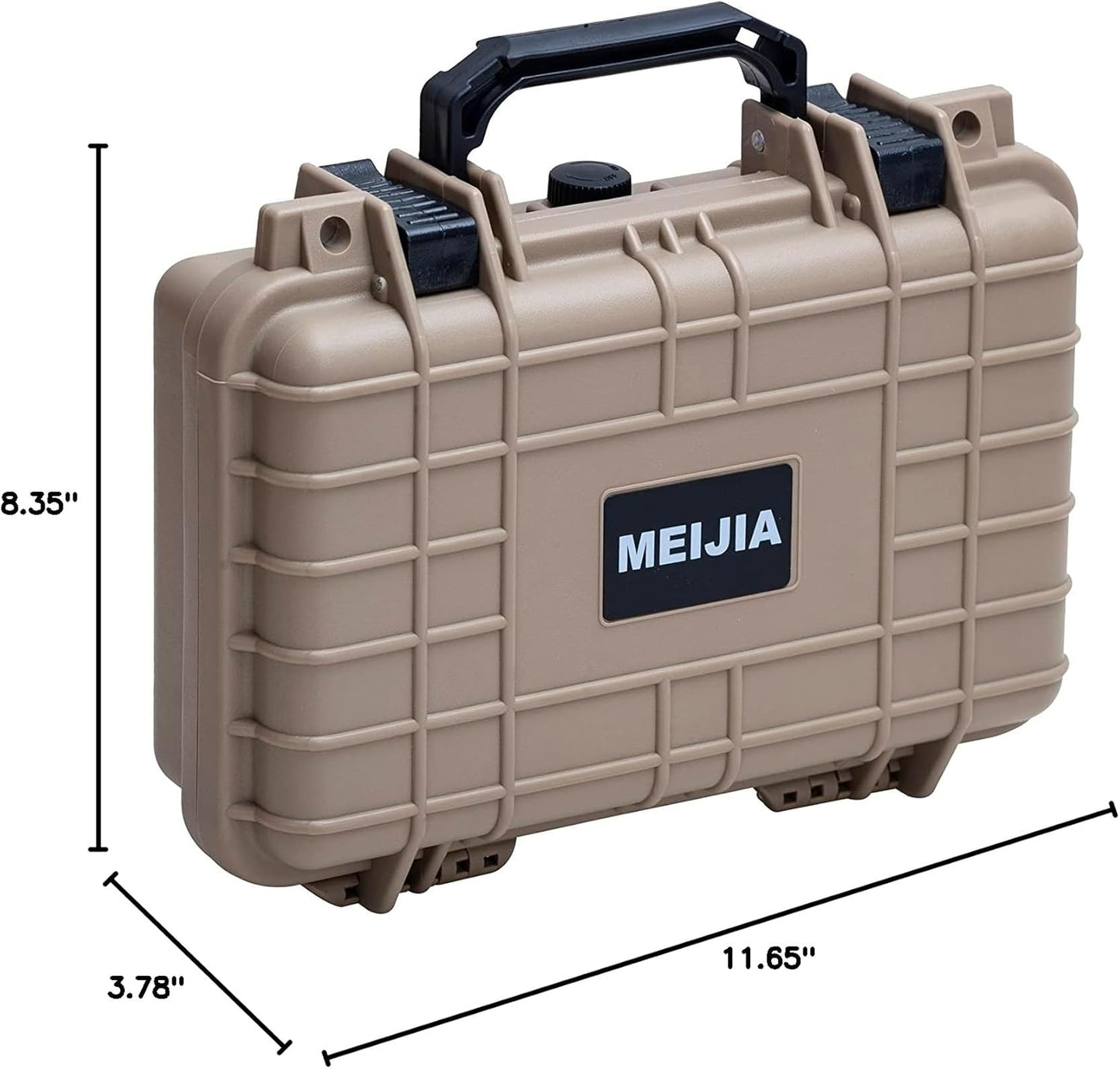 MEIJIA Portable All Weather Waterproof Protective Hard Case,Camera Case with Customizable Fit Foam,Fit use of Drones,Camera, Equipments, 11.65 x8.35x3.78inches