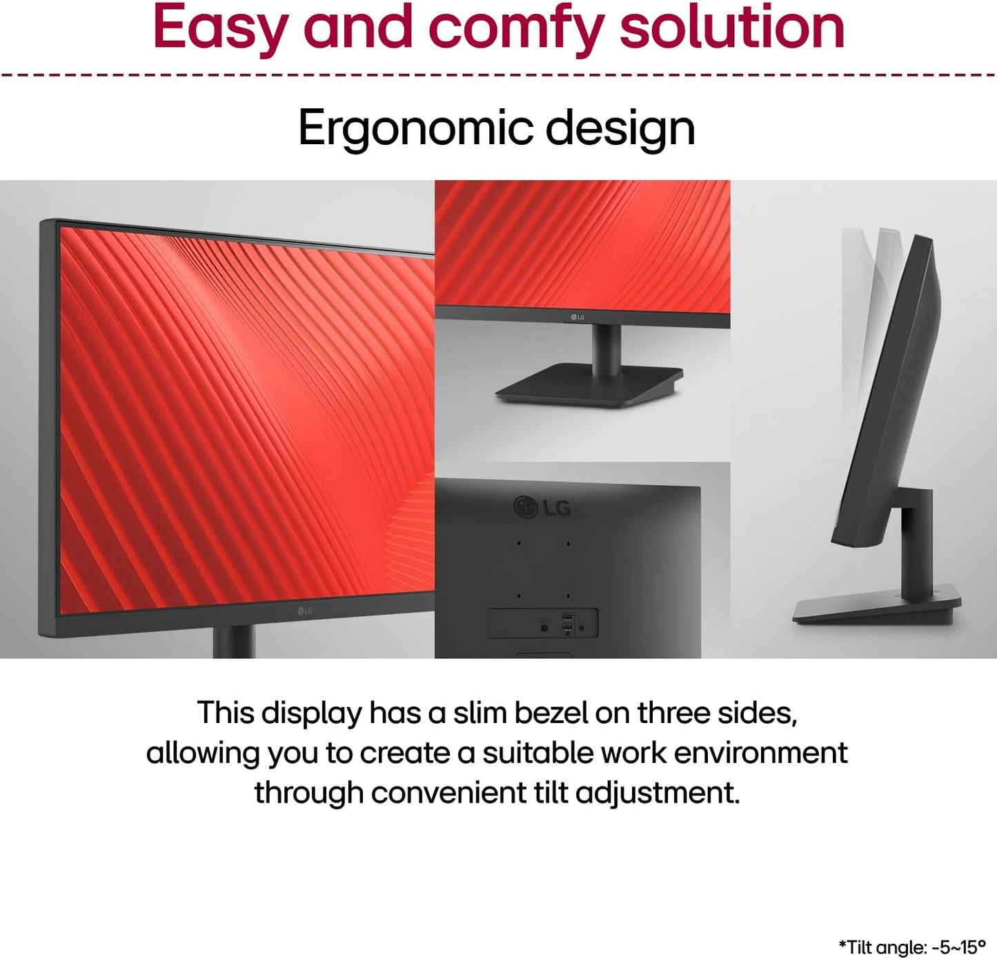 LG 24MR41A 23.8” Full HD IPS Monitor with AMD FreeSync and 100Hz Refresh Rate