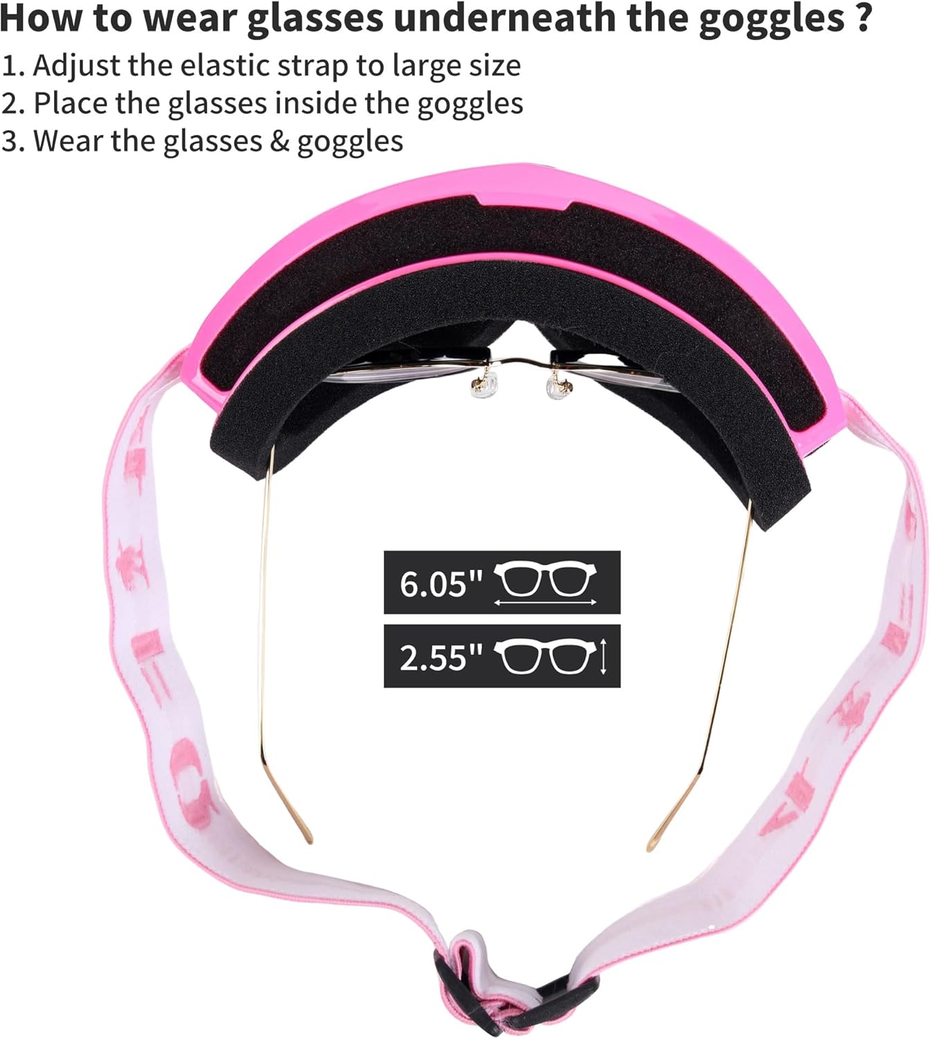 Upgraded Motocross Goggles, Motorcycle Gear ATV Dirt Bike Riding Racing MX & MTB Eyewear