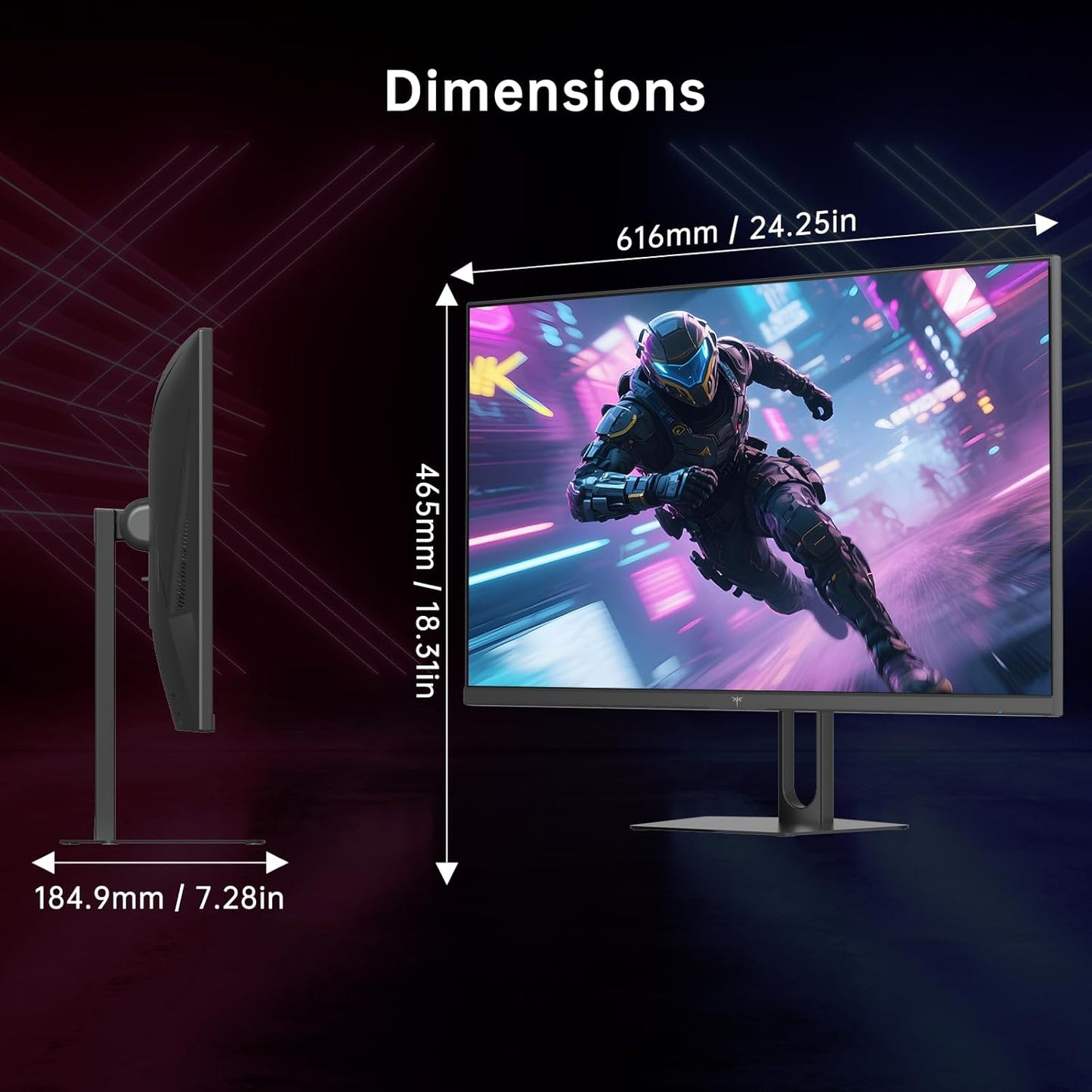 KTC 32 Inch 2K Computer Monitor, IPS 1440p Monitor with Ultra-Thin Bezels, HDR10, Freesync/G-sync, HDMI/DP Ports, Tilt Adjustable, Eyecare, Ideal for Business, Office, and Casual Gaming
