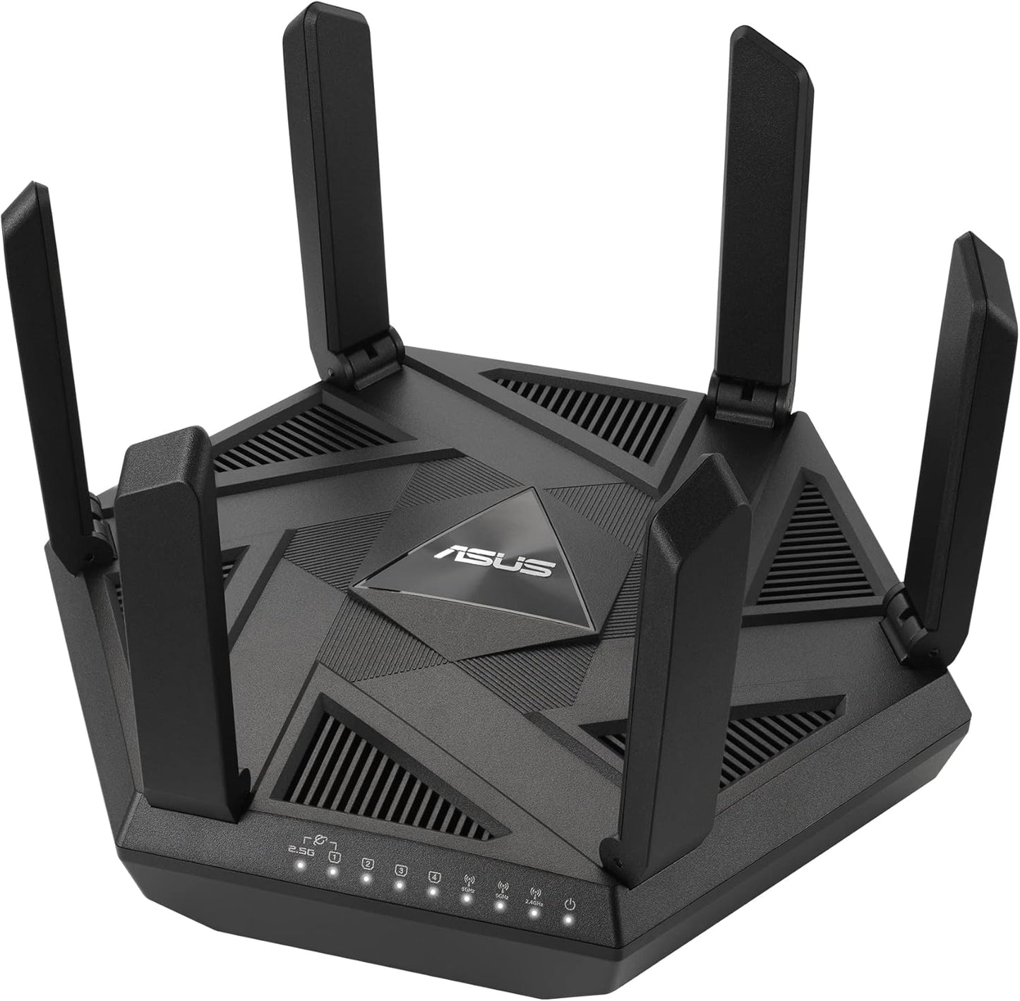 ASUS RT-BE86U BE6800 Dual-Band WiFi 7 Router, Supports 4096-QAM, MLO, AI WAN Detection, AiMesh, Subscription-Free Network Security, and Comprehensive VPN Features, Guest Network Pro, Gaming