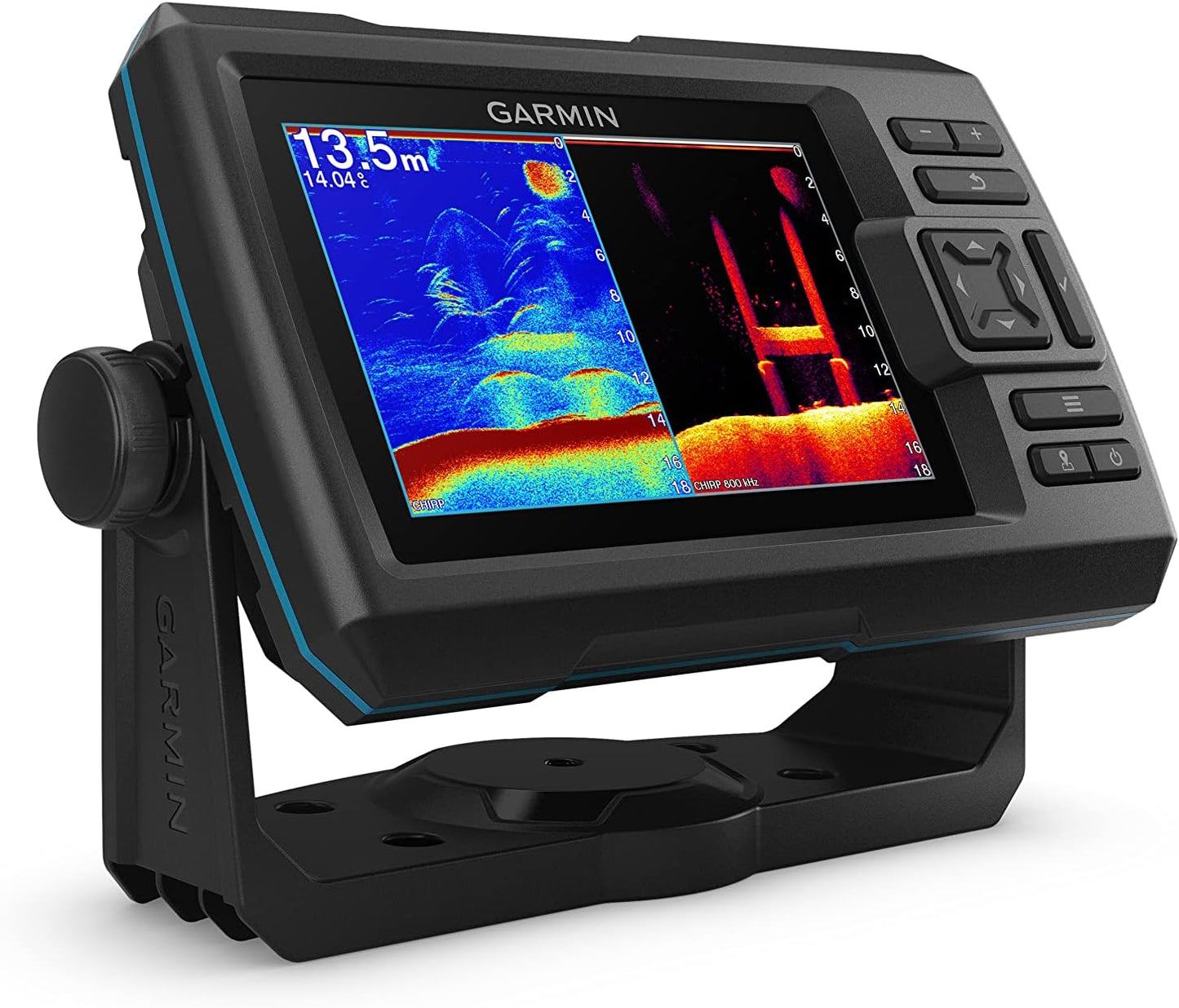 Garmin Striker Vivid 4cv, Easy-to-Use 4-inch Color Fishfinder and Sonar Transducer, Vivid Scanning Sonar Color Palettes (010-02550-00)