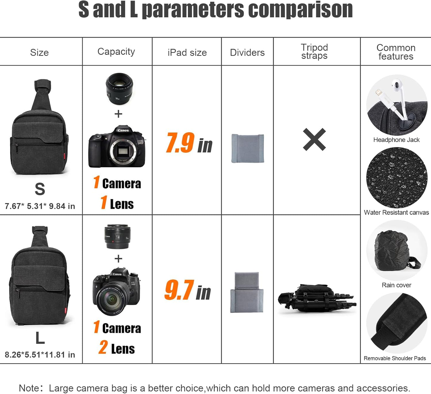 Purilite Select Camera Sling Bag