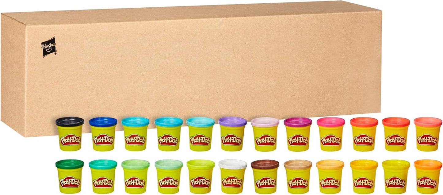 Play-Doh 24-Pack of Colors, Frustration-Free Packaging