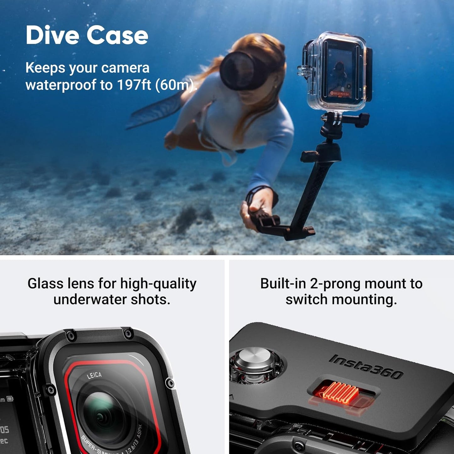 Insta360 Ace Pro 2 Get-Set Bundle- 8K Waterproof Action Camera Co-Engineered with Leica, 1/1.3" Sensor, Dual AI Chip, Leading Low Light, Superior Audio, Flip Screen & AI Editing, Dual Battery