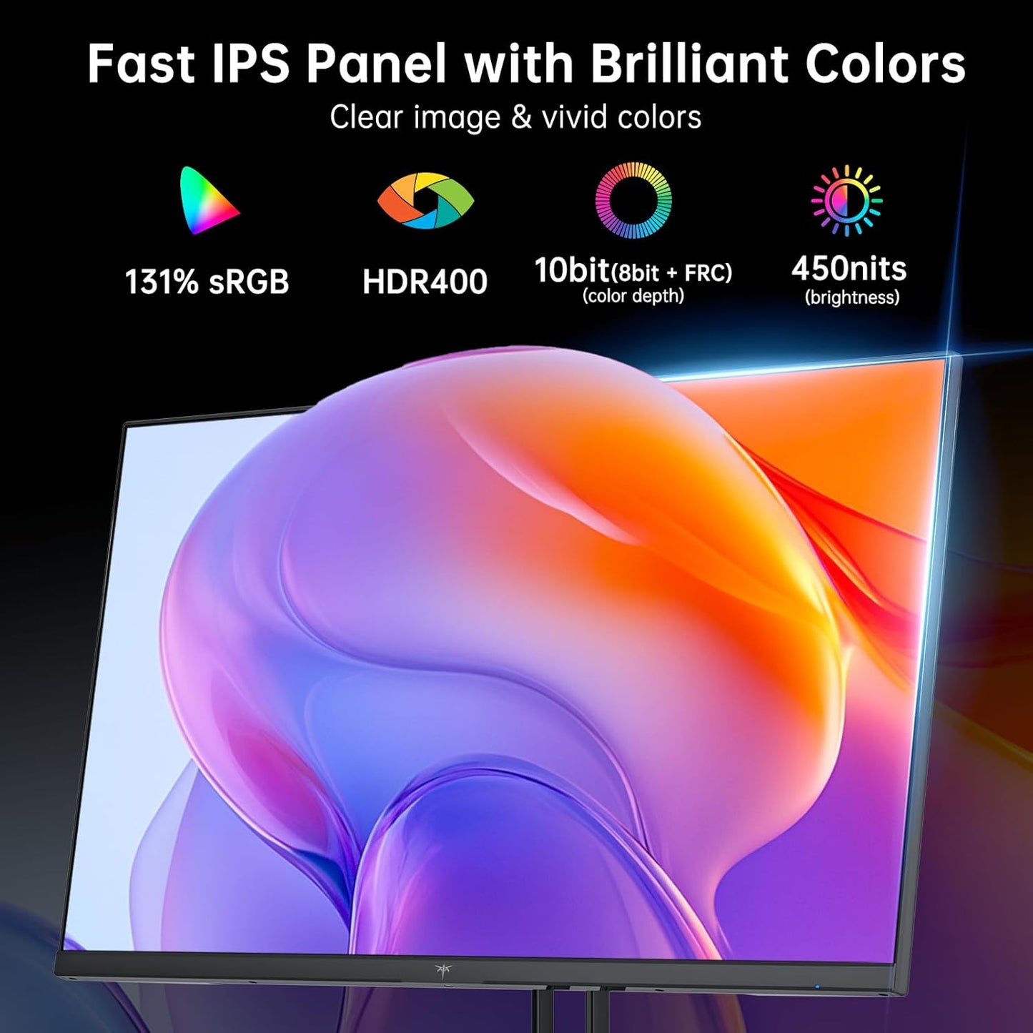 KTC 32 Inch 2K Computer Monitor, IPS 1440p Monitor with Ultra-Thin Bezels, HDR10, Freesync/G-sync, HDMI/DP Ports, Tilt Adjustable, Eyecare, Ideal for Business, Office, and Casual Gaming