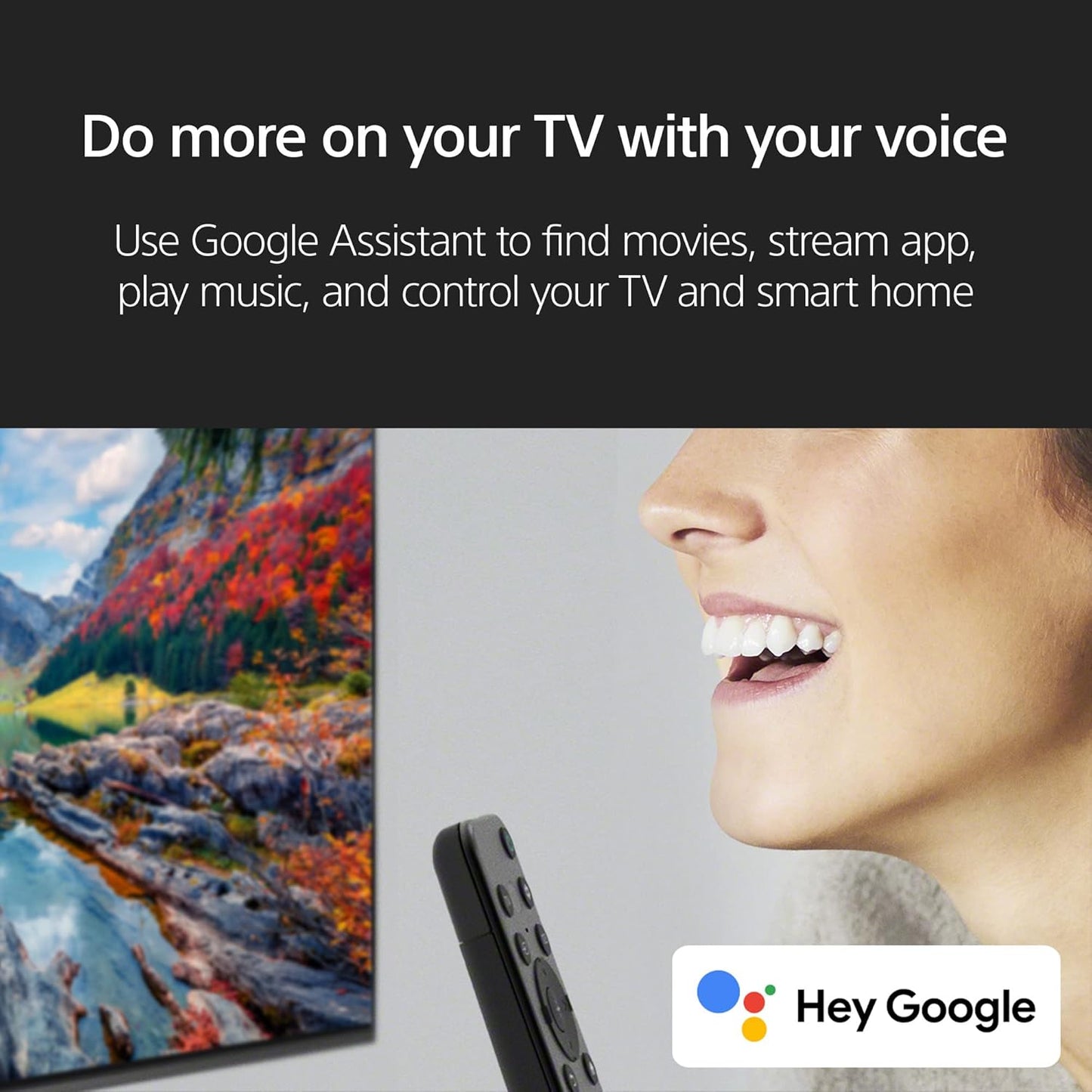 Sony 65 inch X77L LED 4K Ultra HD HDR Smart Google TV with Google Assistant and Exclusive Features for PlayStation 5 (KD65X77L) - 2023 Model