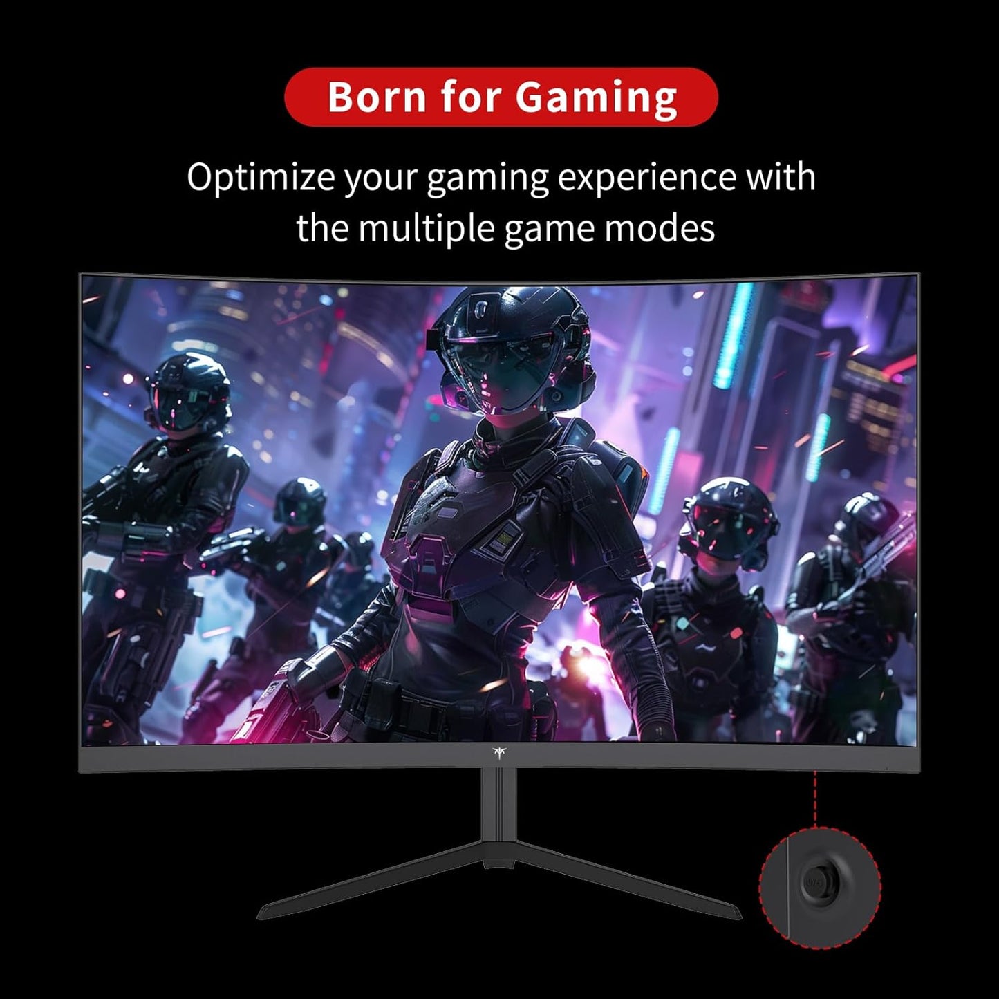 KTC 32 Inch 2K Computer Monitor, IPS 1440p Monitor with Ultra-Thin Bezels, HDR10, Freesync/G-sync, HDMI/DP Ports, Tilt Adjustable, Eyecare, Ideal for Business, Office, and Casual Gaming