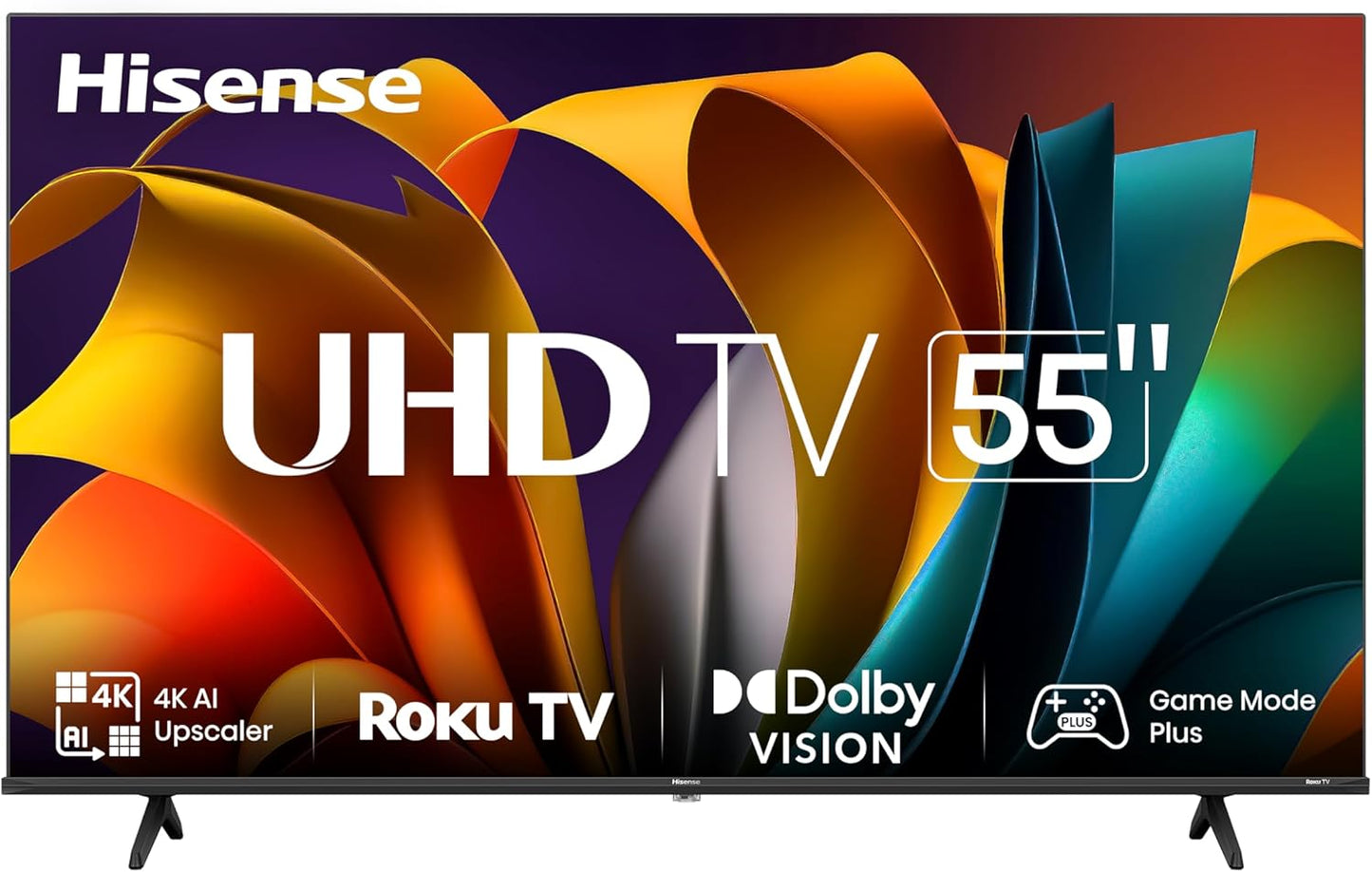 Hisense 58R63N-58 inch 4K UHD HDR LED Roku Smart TV-2024