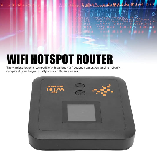 TOPINCN SIM Card Wireless Router, Portable Travel Router WiFi Hotspot Router Double Band 4G CAT12 600Mbps Wireless Internet Router Public Computer Router for Business Trip Travel