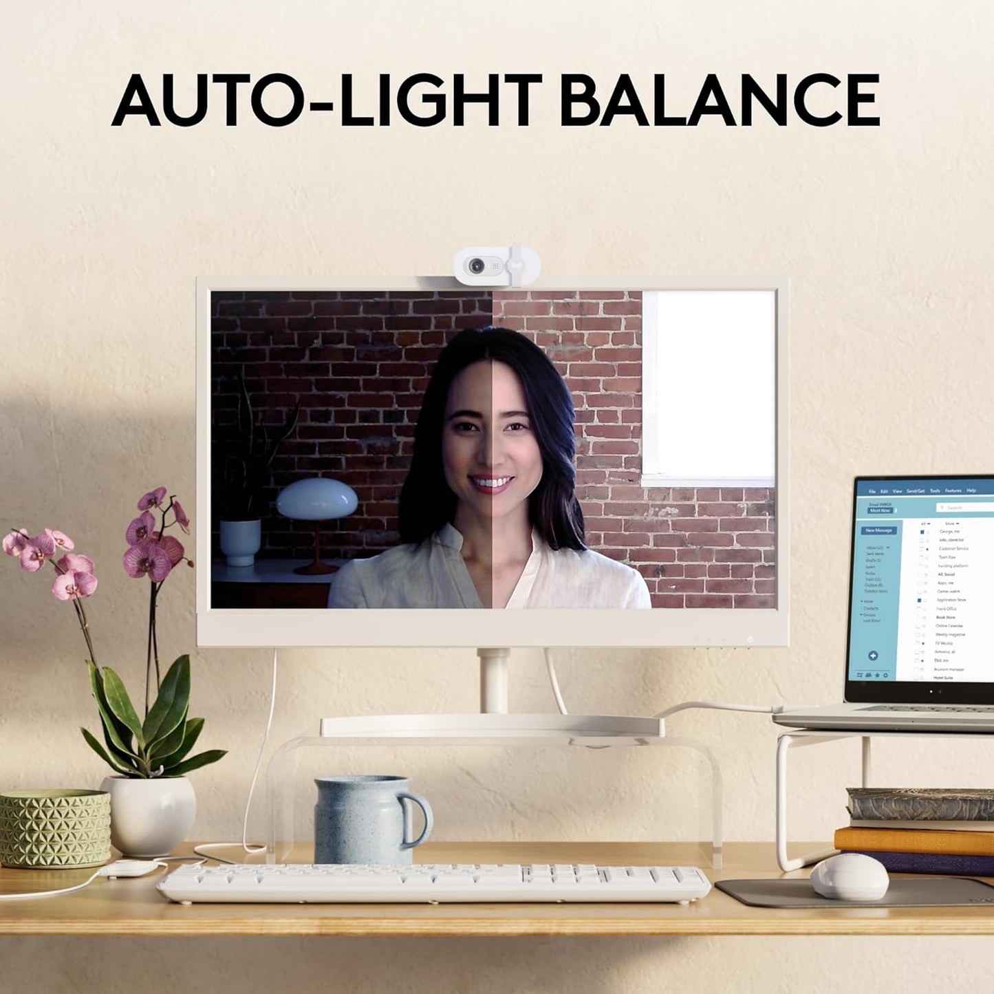 Logitech Brio 101 Full HD 1080p Webcam for Meetings and Streaming, Auto-Light Balance, Built-in Mic, Privacy Shutter, USB-A, for Microsoft Teams, Google Meet, Zoom and More - Black
