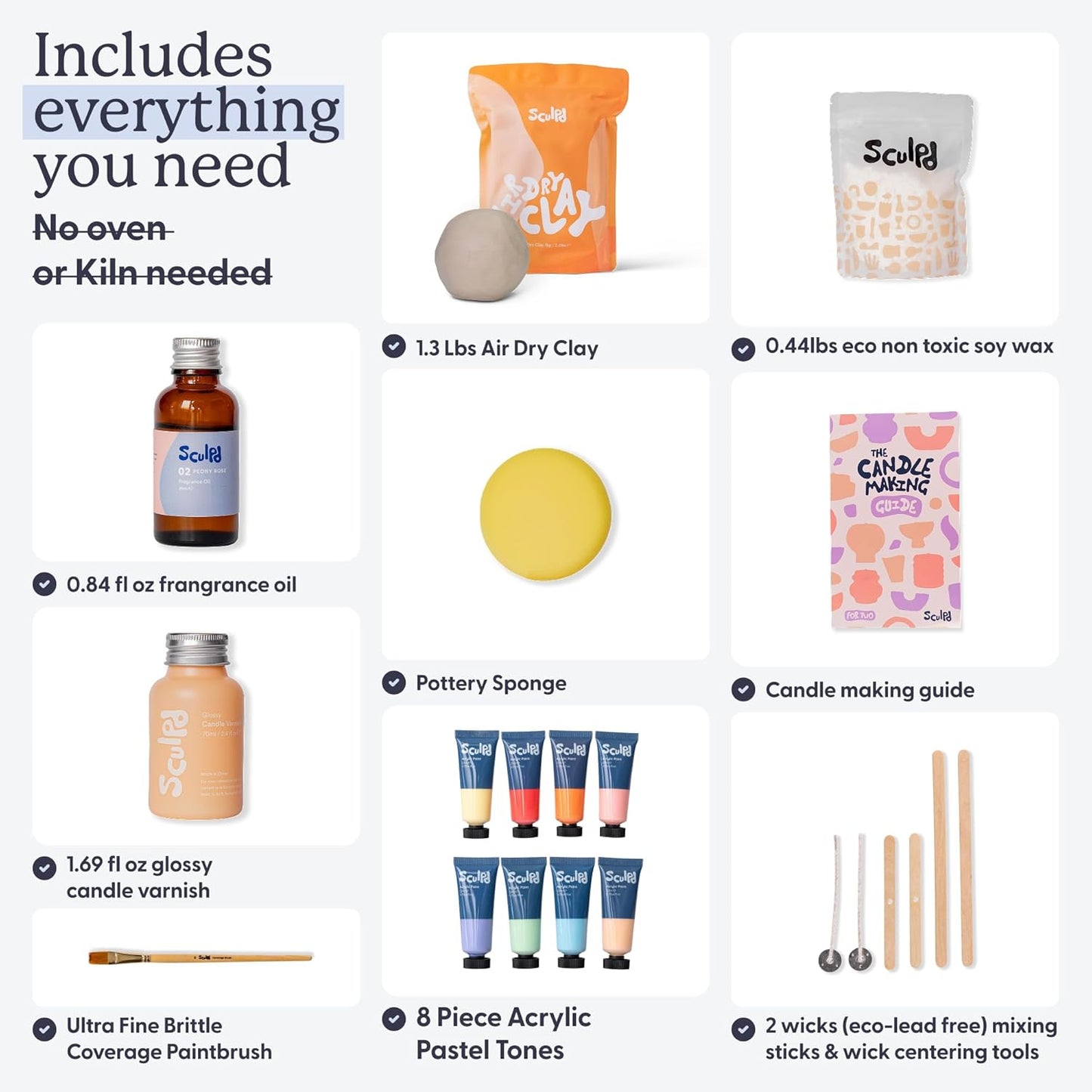 Purilite Select Candle Making & Pottery Kit