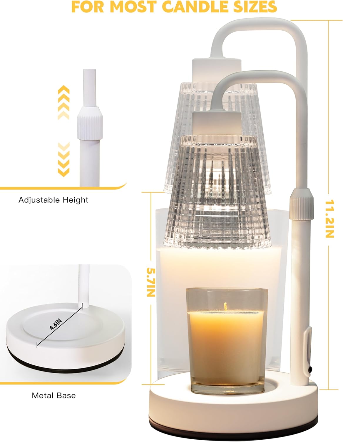 Purilite Select Candle Warmer Table Lamp