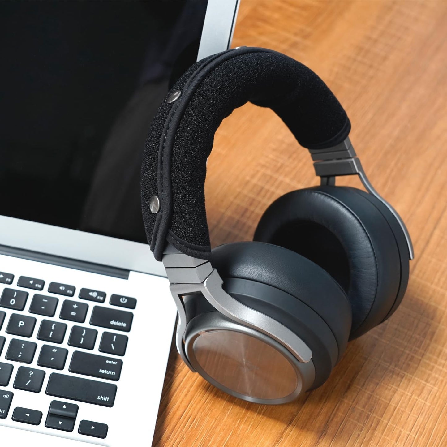 GEVO Replacement Headphone Headband Cover for Corsair Virtuoso, Audio Technica ATH M Series M50X, M50XBT, M50, M40X & More, Cushion Pad Protector Repair Part, Easy Installation No Tool Needed (Black)