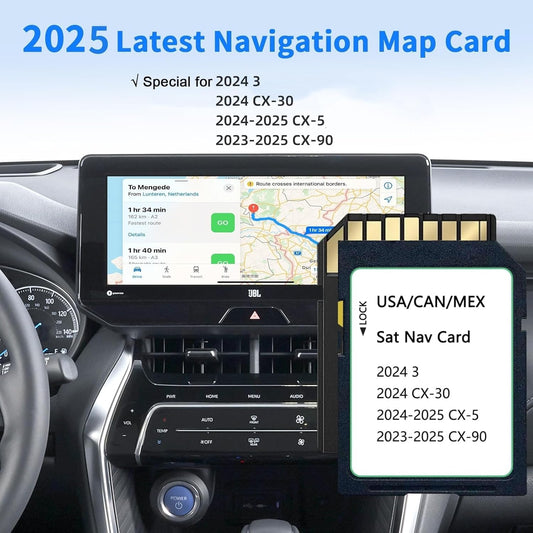 2025 Upgraded KMV6 66 EZ1B Navigation SD Card Map USA/CAN/MEX CX-5(2024-2025), CX-30/Model 3(2024), CX-90(2023-2025), KMV66Z1B Latest Navigation SD Card - PuriLite